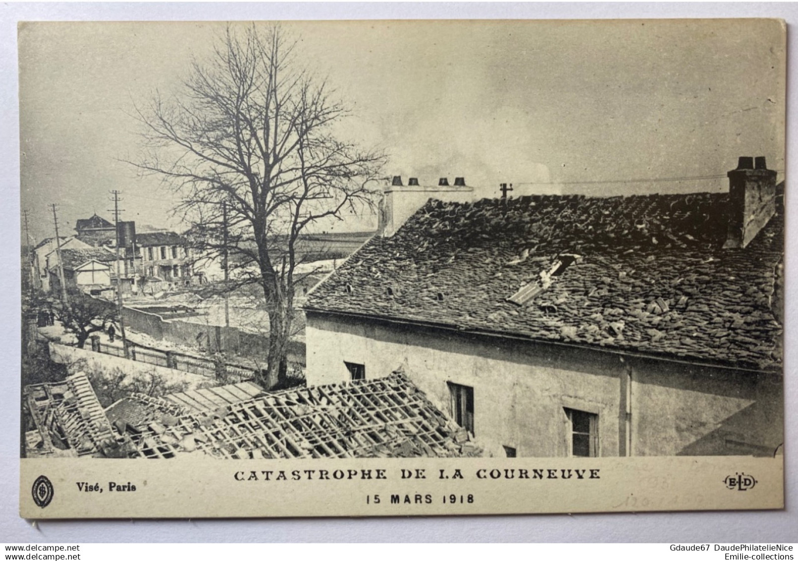 LA COURNEUVE (93) - CATASTROPHE DE LA COURNEUVE