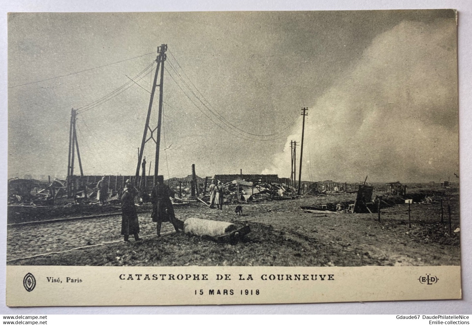 LA COURNEUVE (93) - CATASTROPHE DE LA COURNEUVE