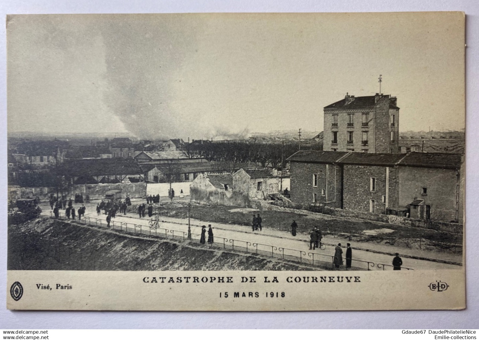 LA COURNEUVE (93) - CATASTROPHE DE LA COURNEUVE