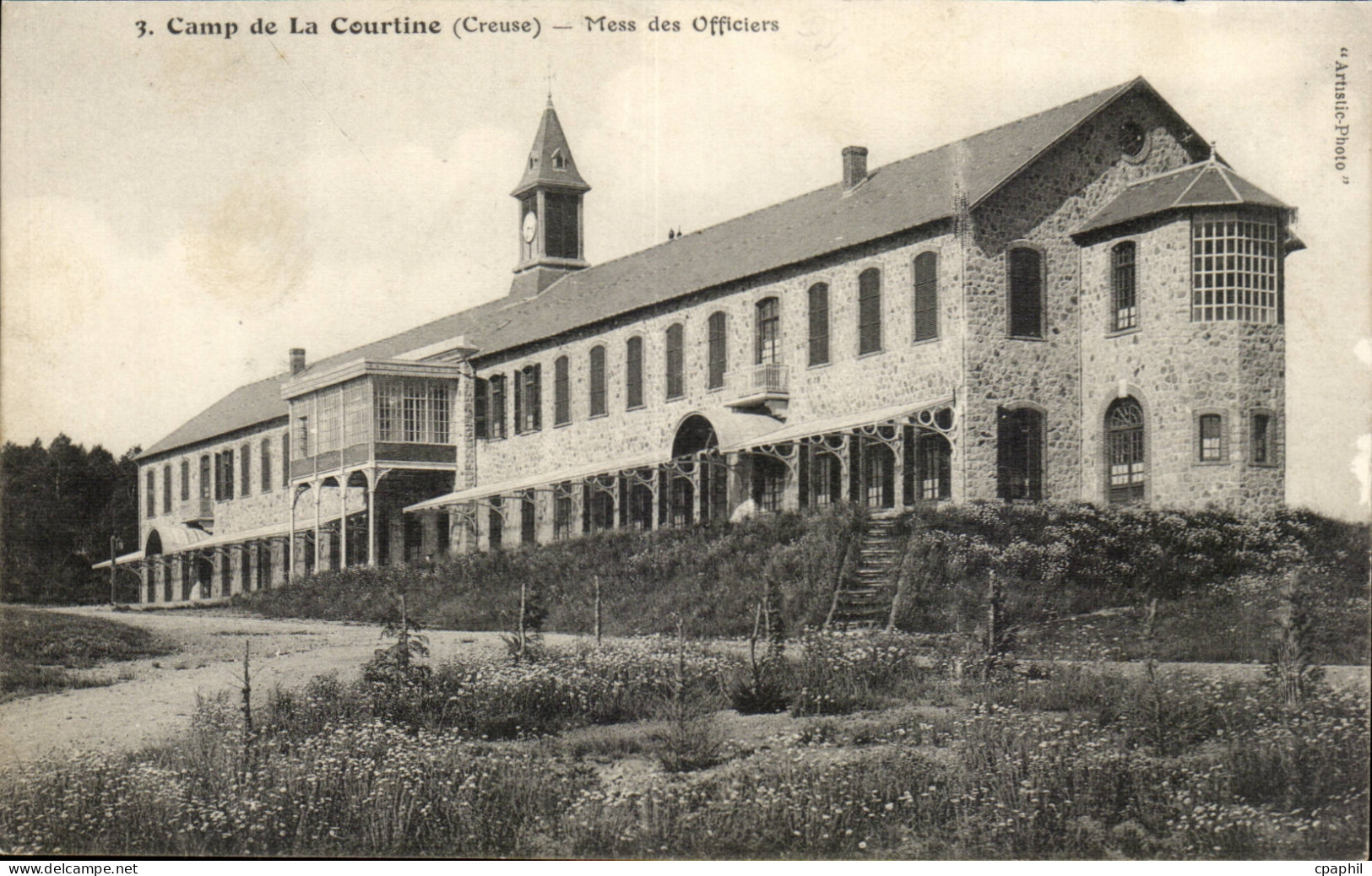 La Courtine - Camp de la Courtine - Mess des Officiers CPA