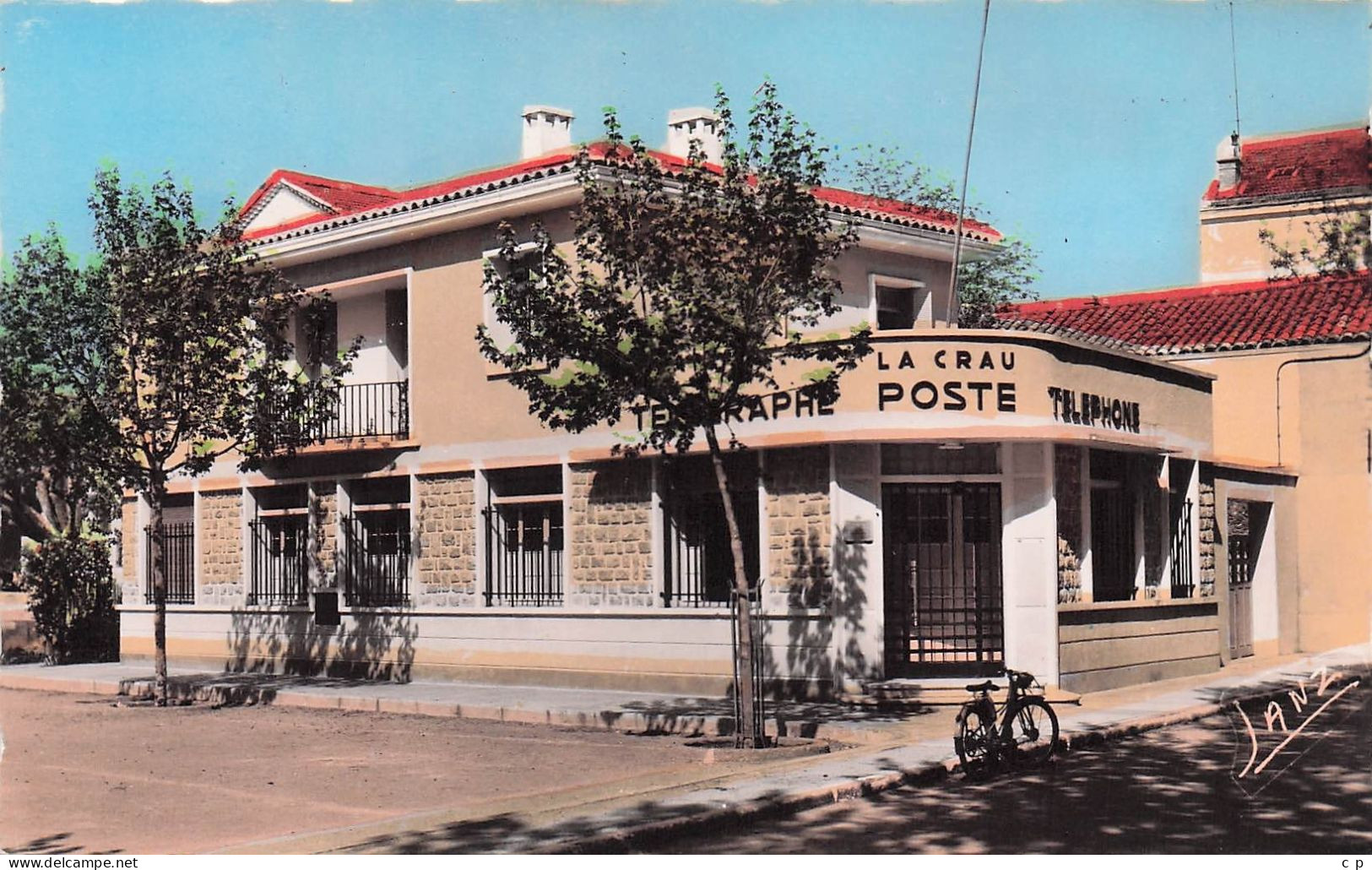 La Crau  - La poste  - CPSM °J