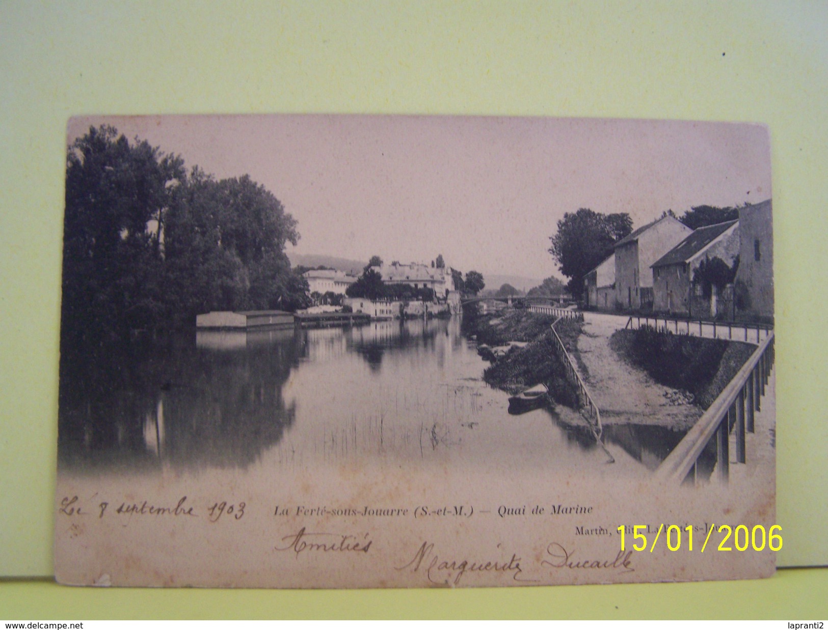 LA FERTE-SOUS-JOUARRE (SEINE ET MARNE) QUAI DE MARINE.