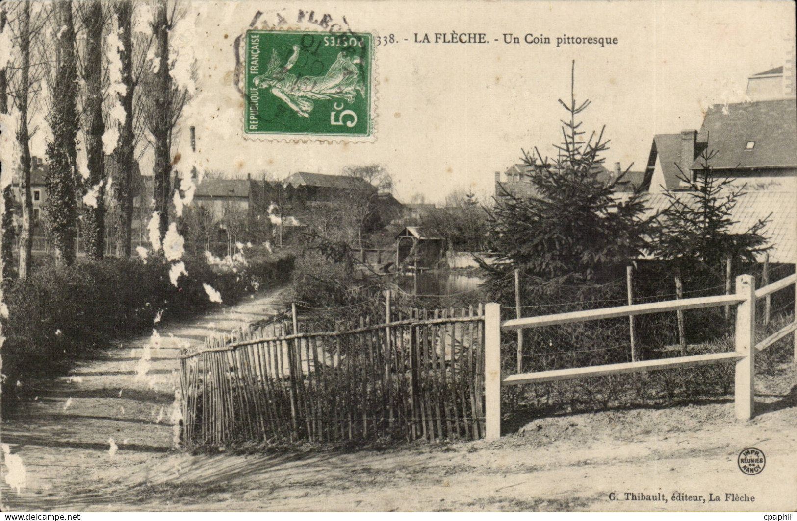 la Fleche CPA Un coin pittoresque