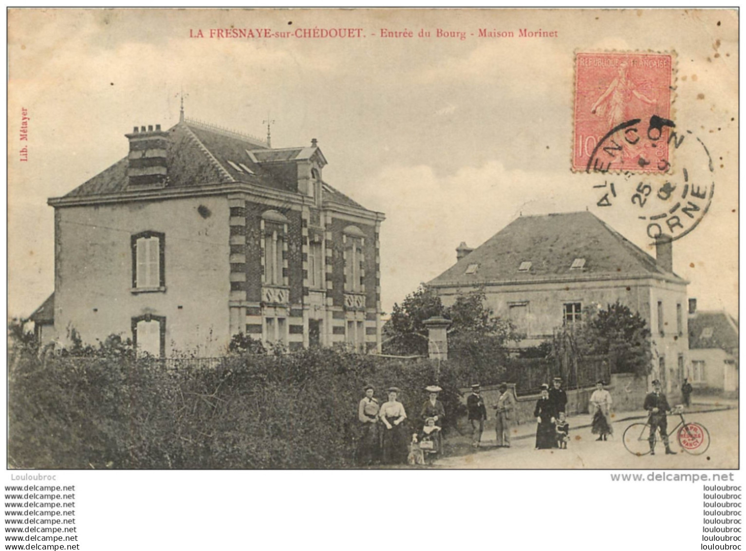 LA FRESNAYE SUR CHEDOUET ENTREE DU BOURG MAISON  MORINET