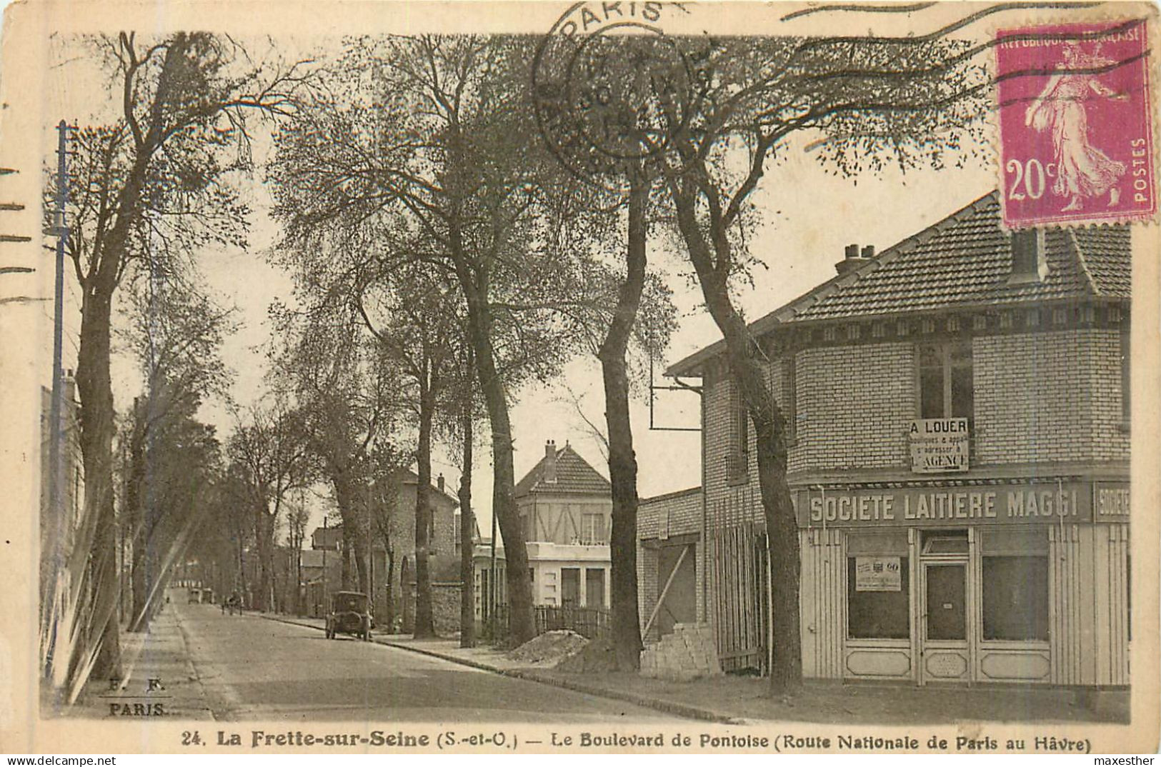 LA FRETTE SUR SEINE boulevard de Pontoise