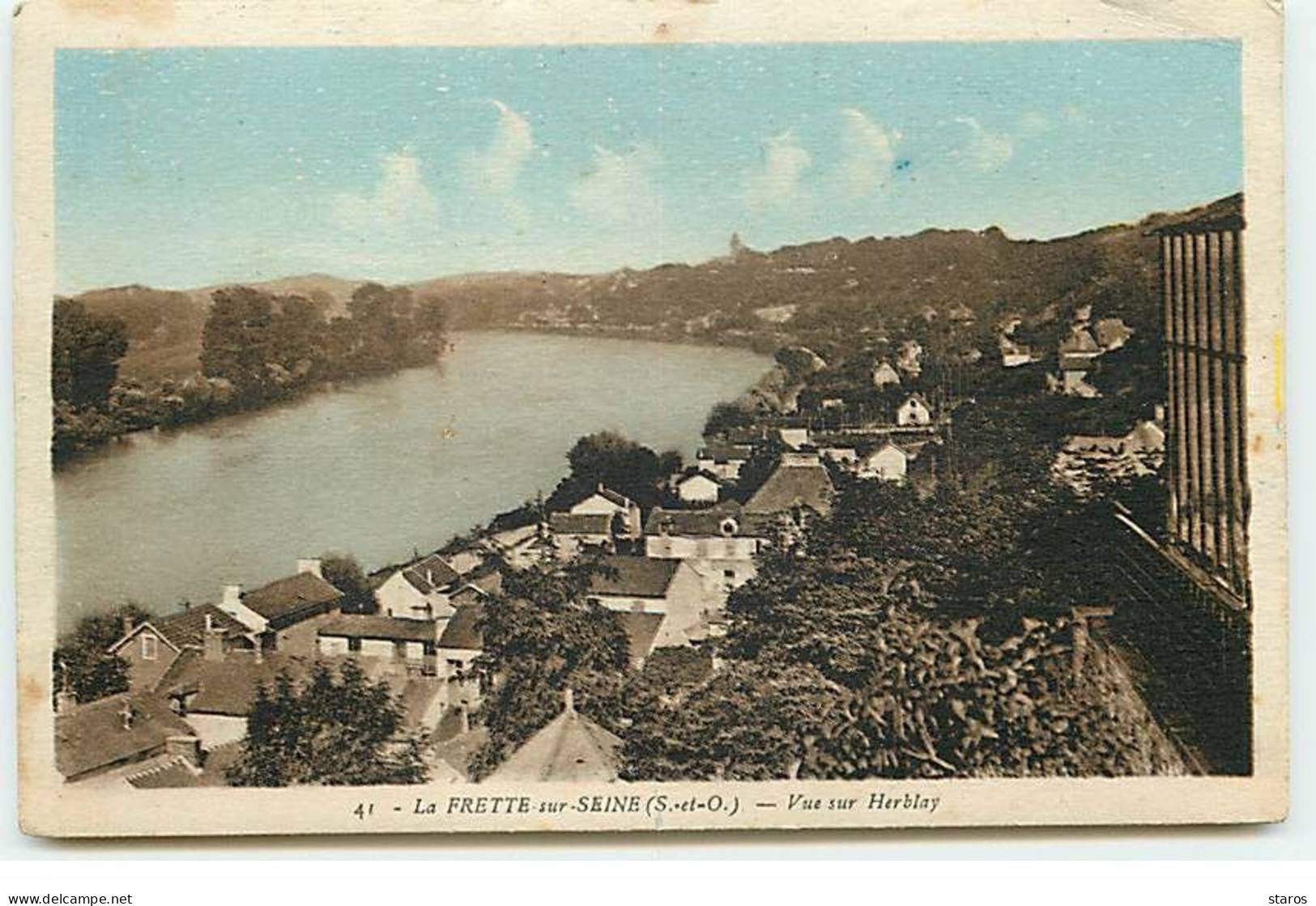 LA FRETTE-SUR-SEINE - Vue sur Herblay