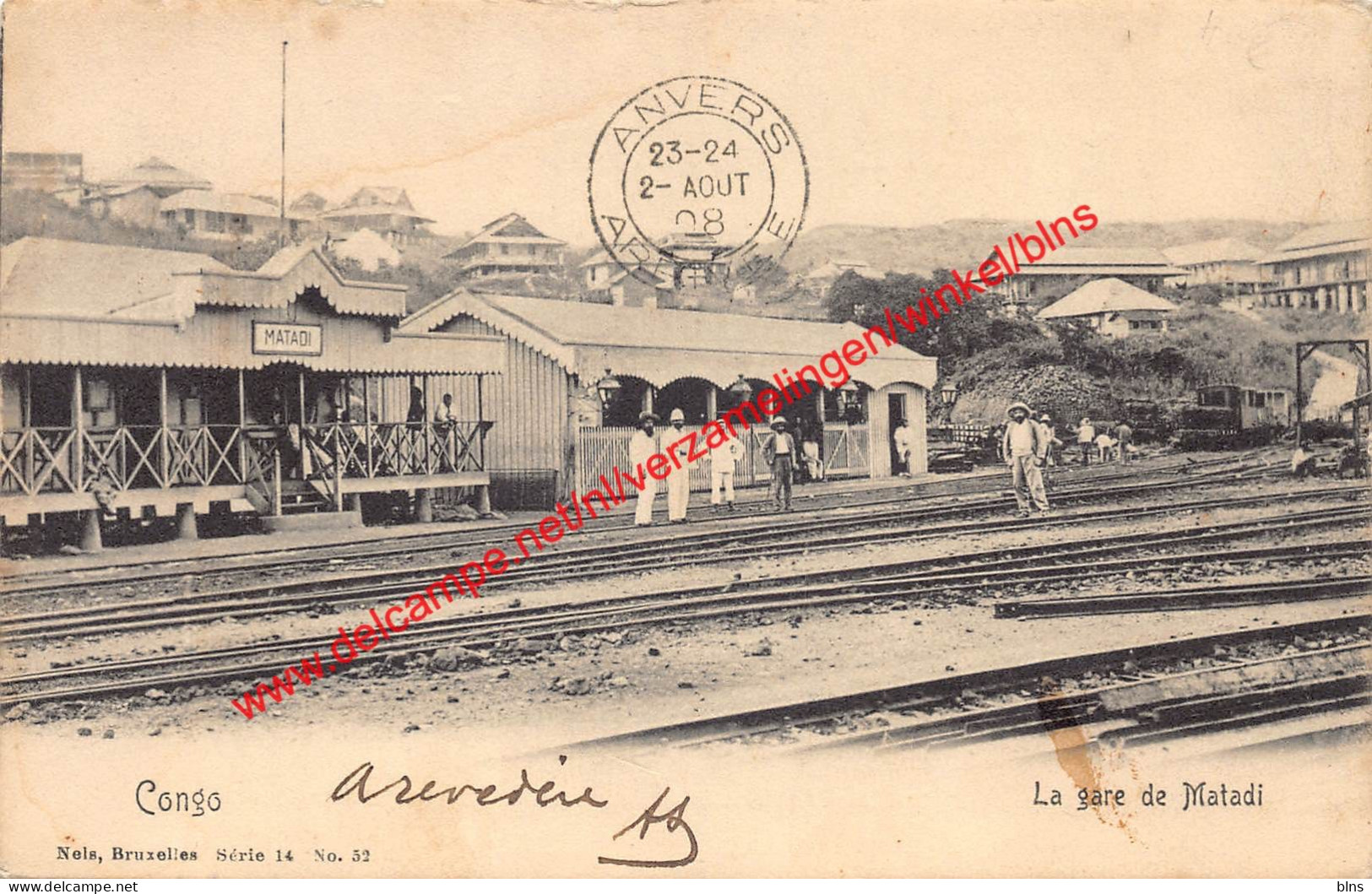 La gare de Matadi - Congo Belge Belgisch Kongo