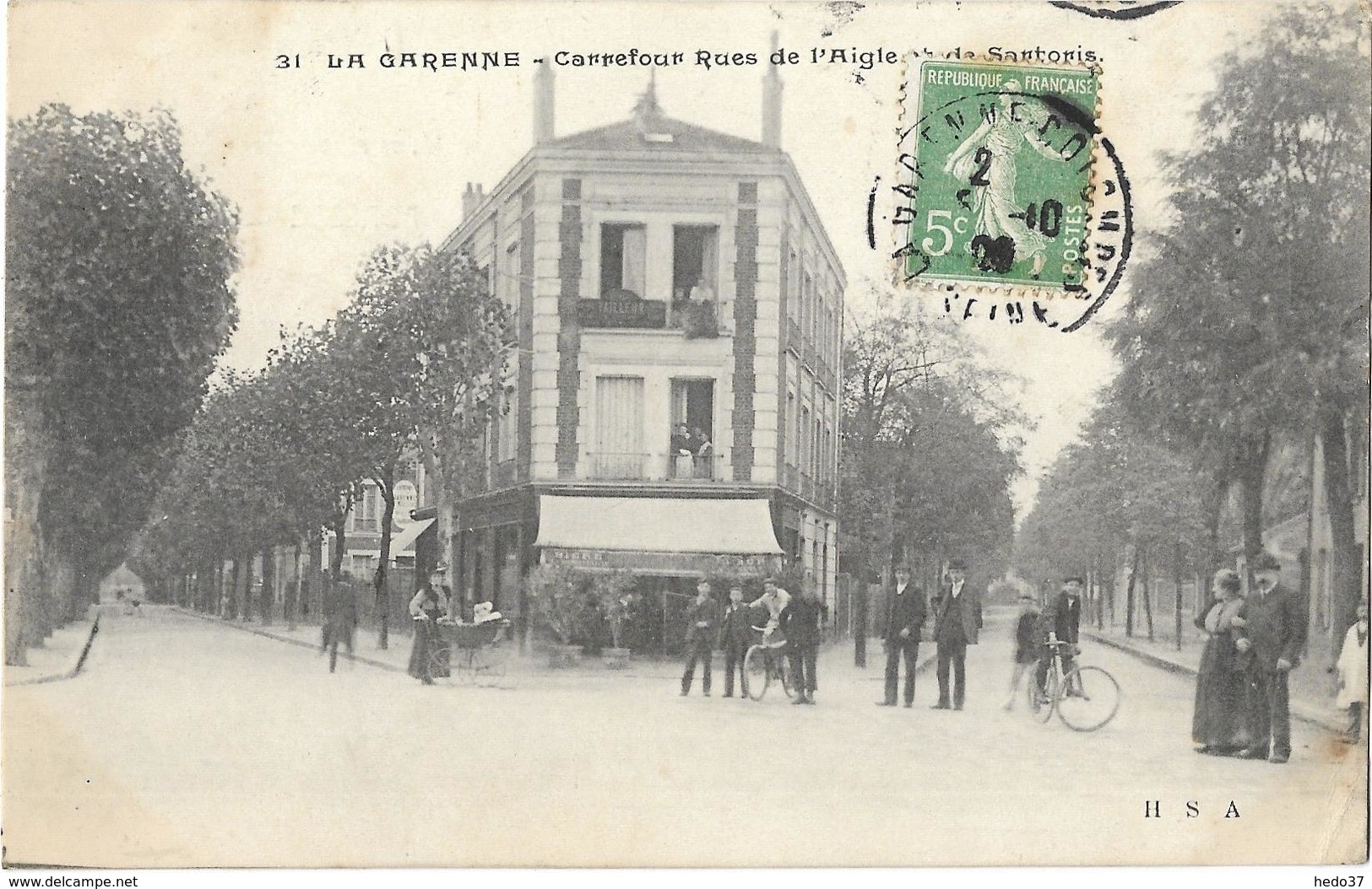 La Garenne - Carrefour rues de l'Aigle