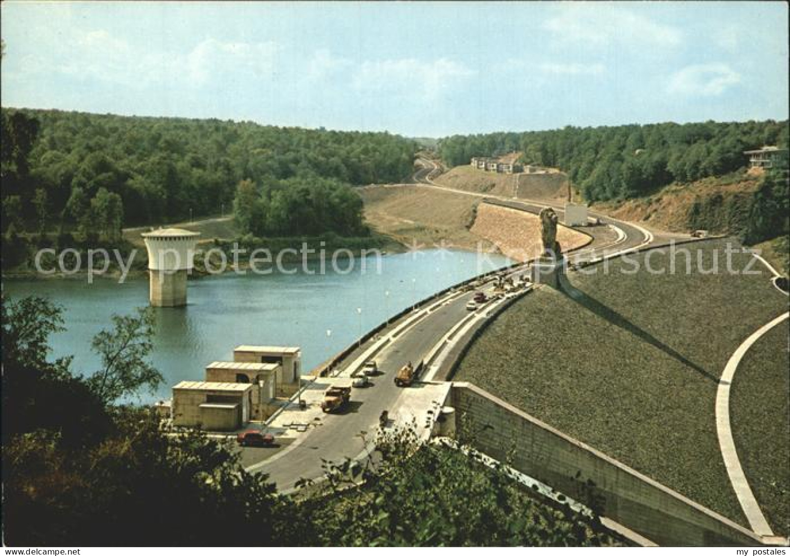 La Gileppe Barrage rehausse en 1971