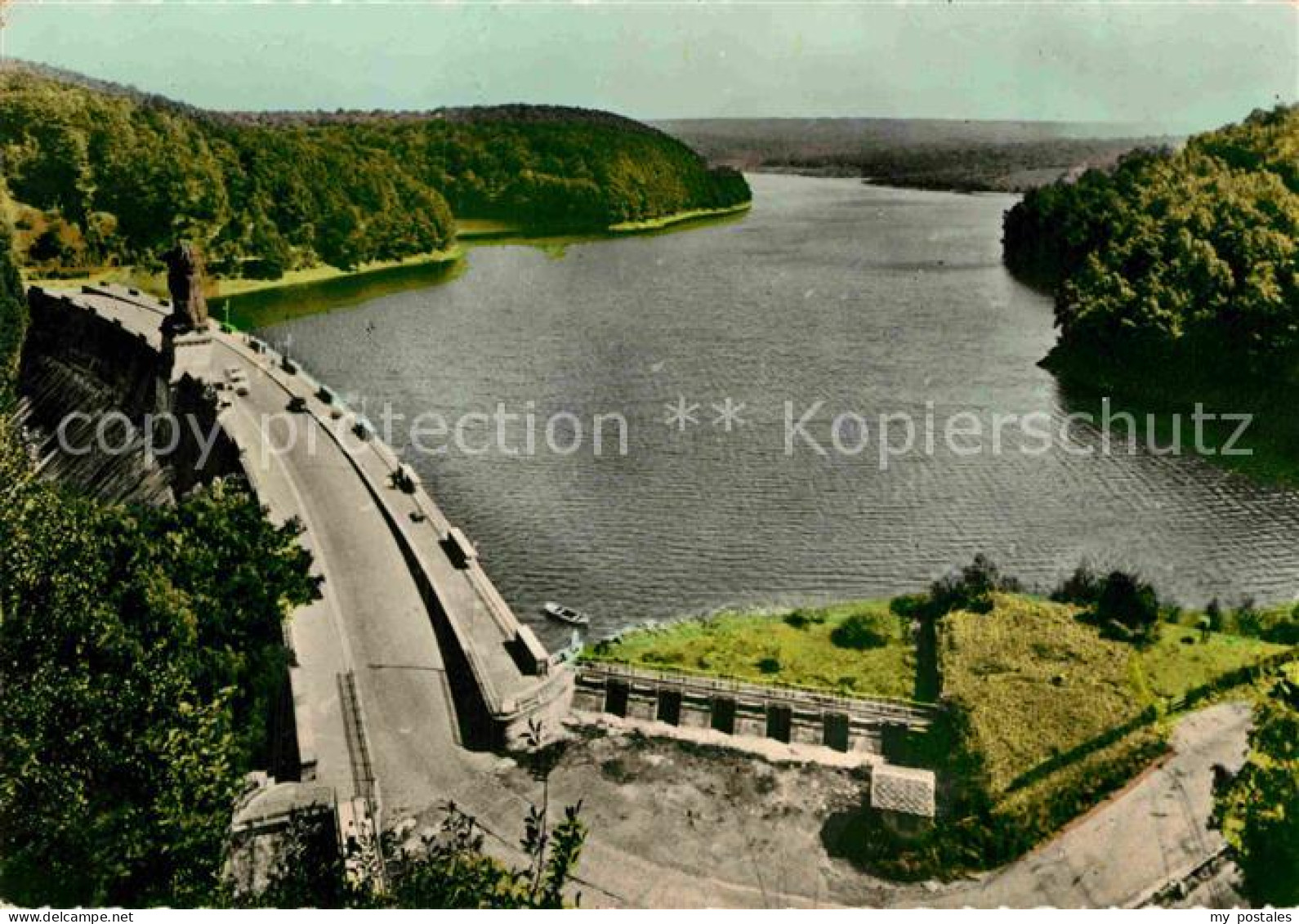 La Gileppe Le barrage Vue generale