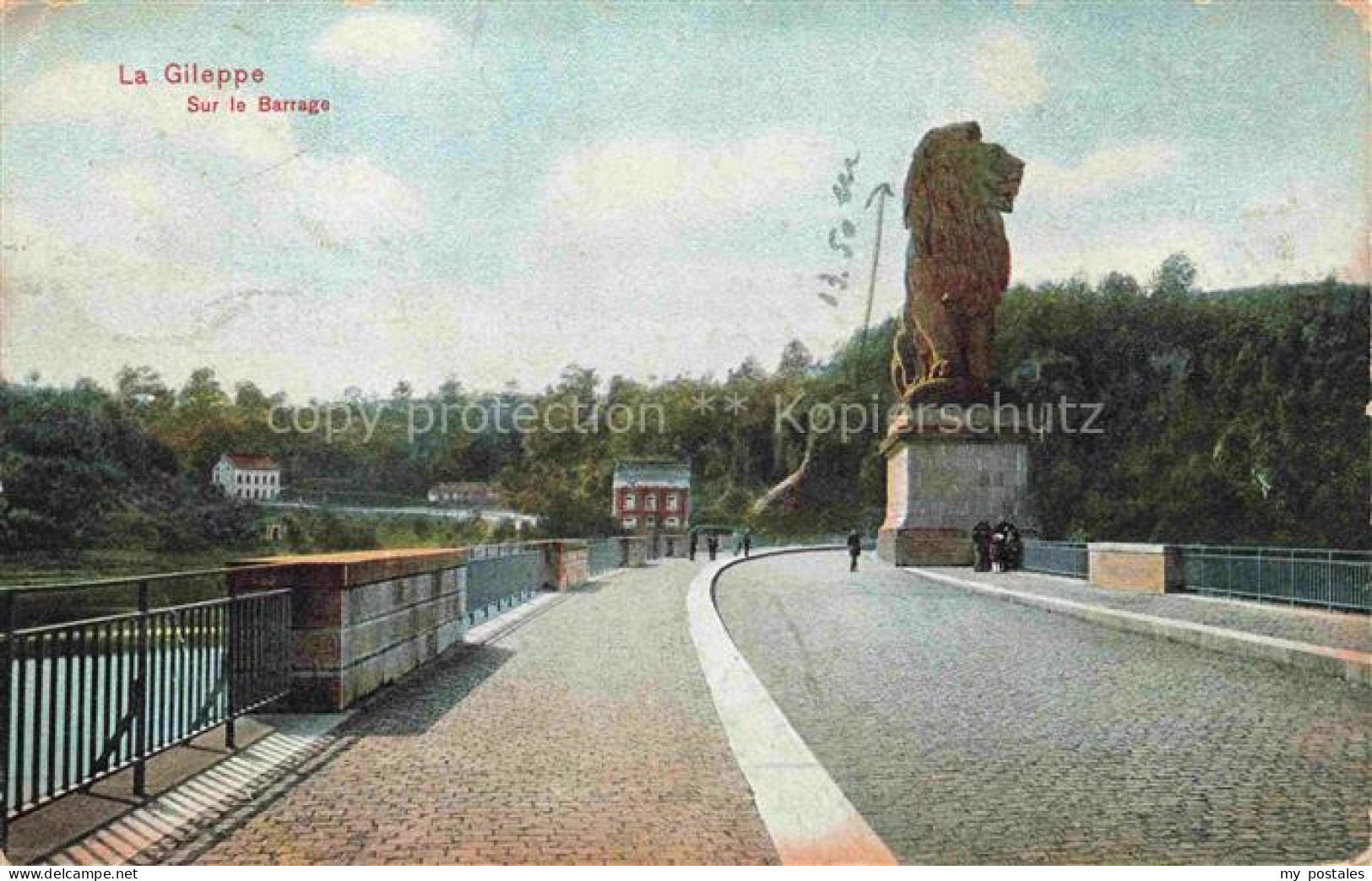 La Gileppe Liege Belgie Sur le Barrage