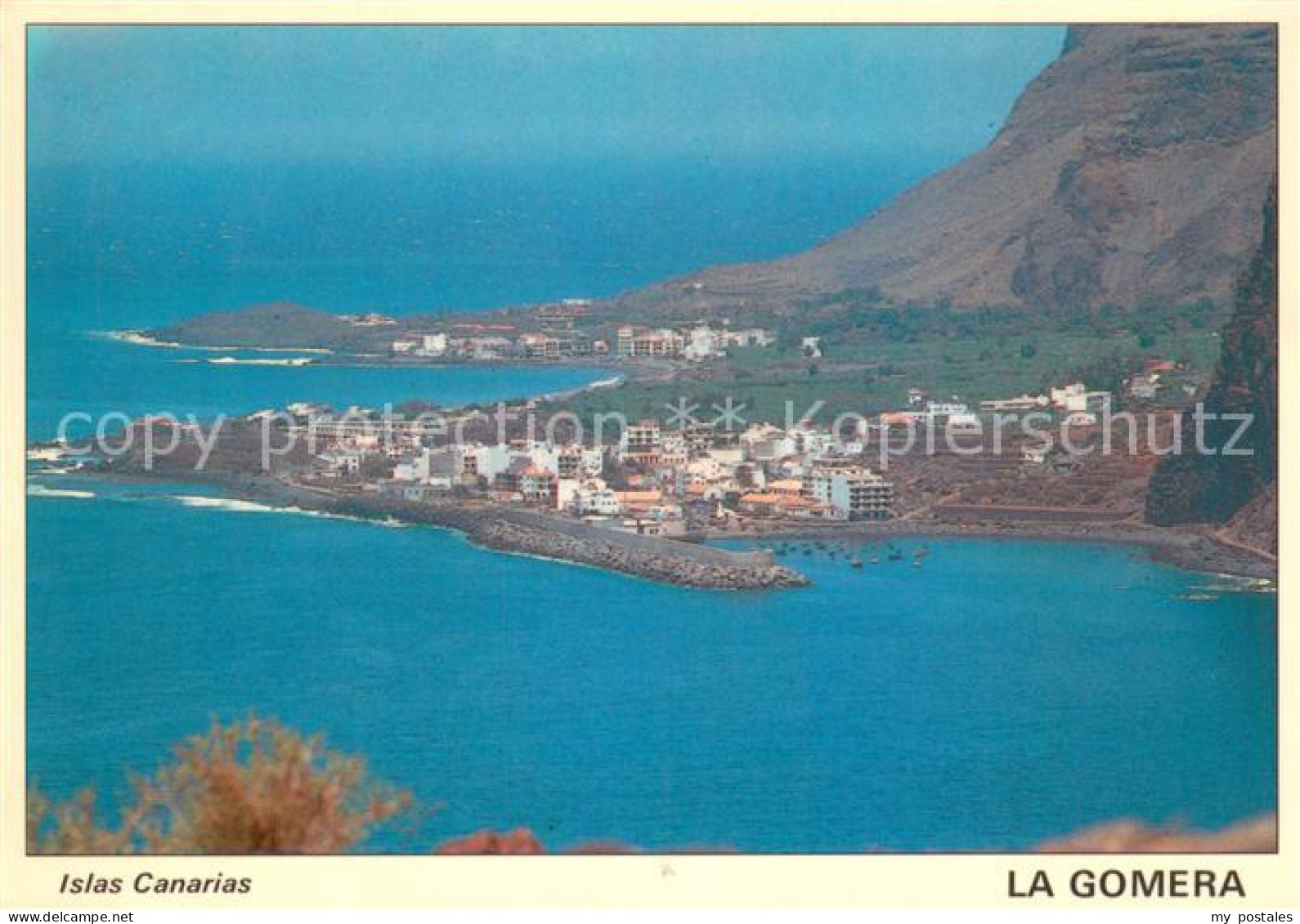 La Gomera Kuestenpanorama El Verodal Valle Gran Rey