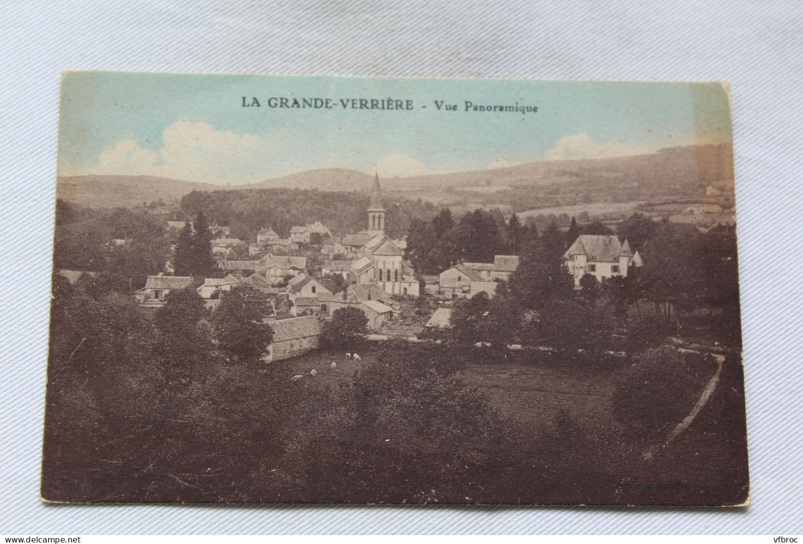 la Grande Verriere, vue panoramique, Saône et Loire 71