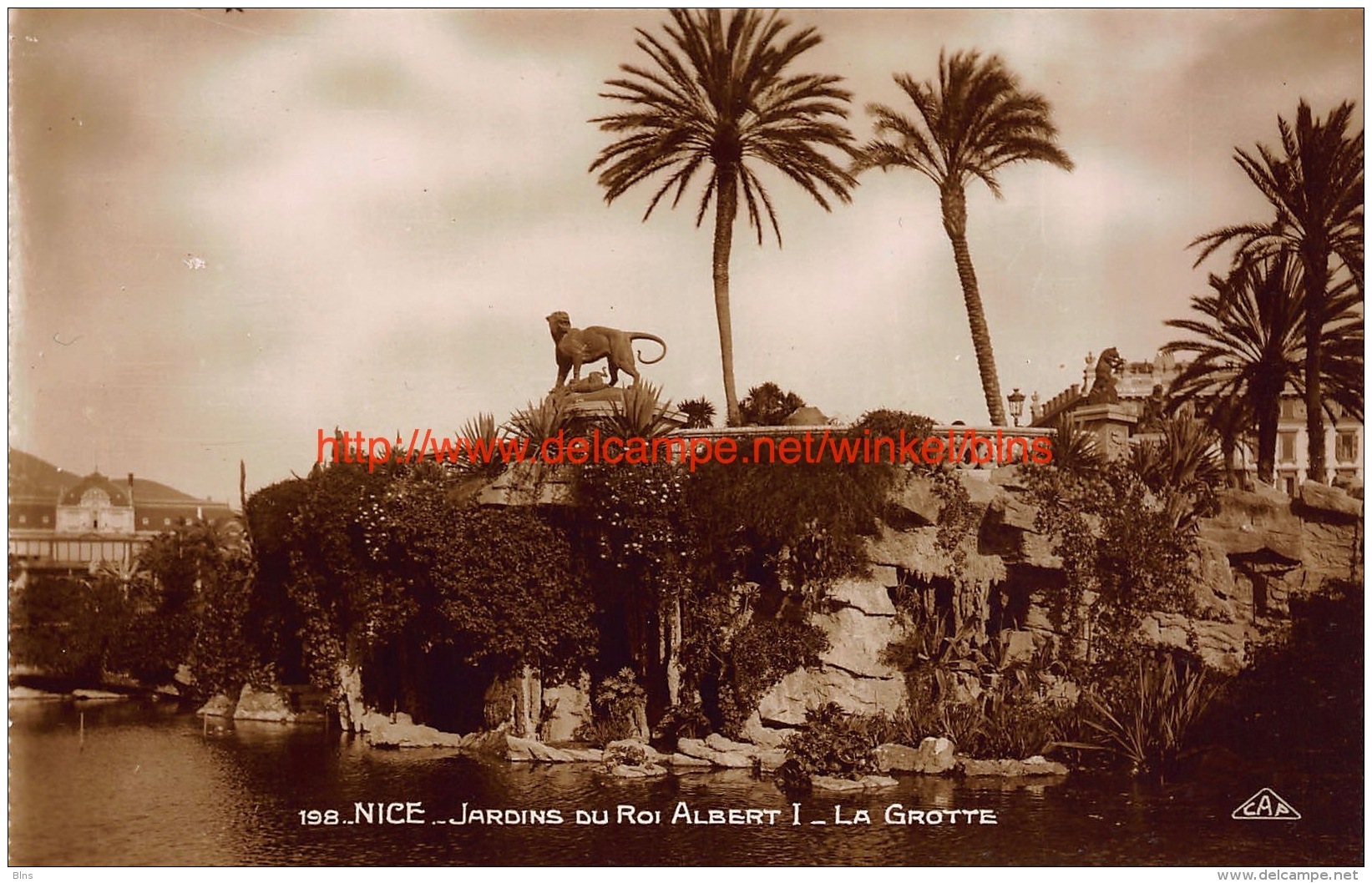 La Grotte - Jardins du Roi Albert I - Nice