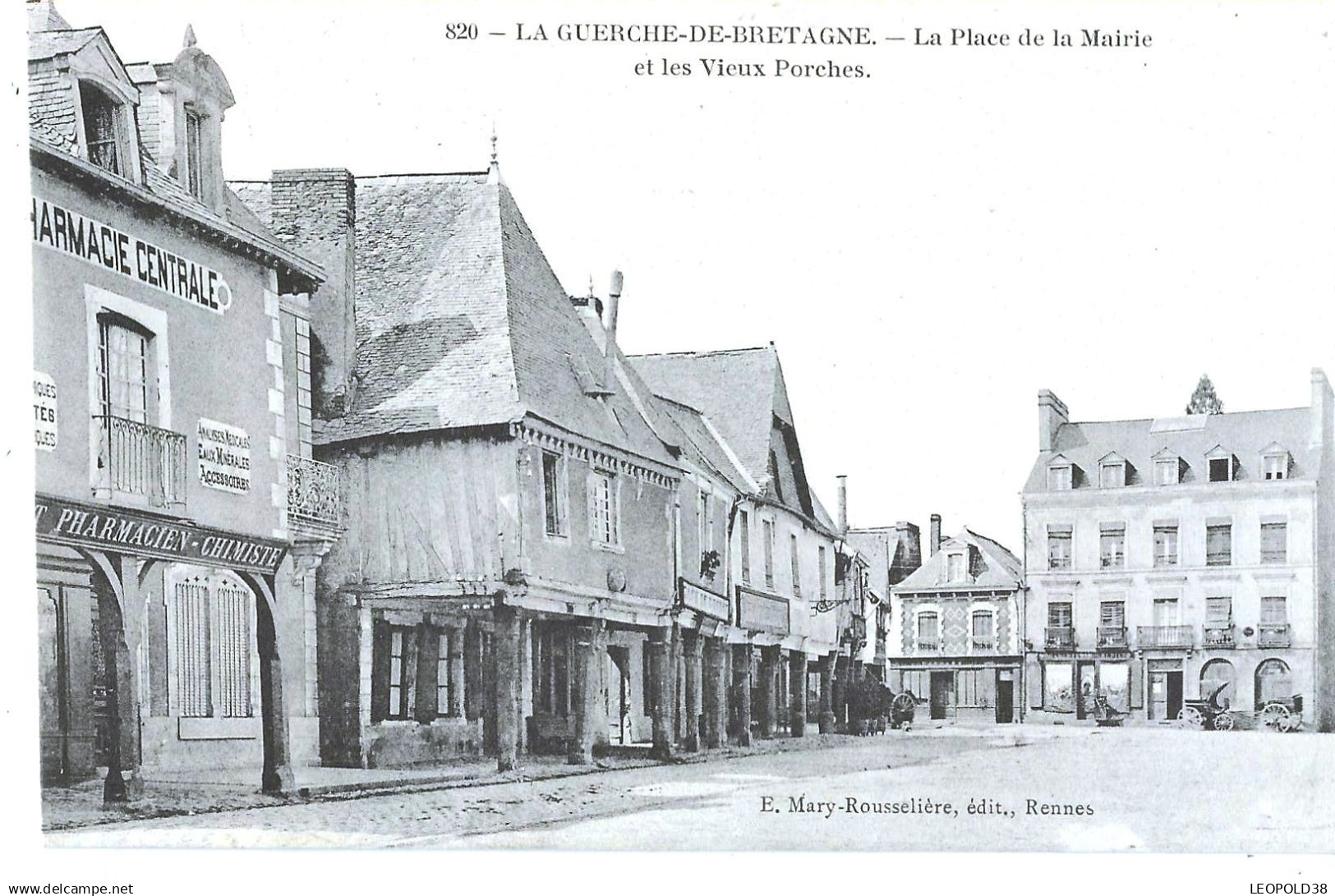 La Guerche de Bretagne La Place de la Mairie