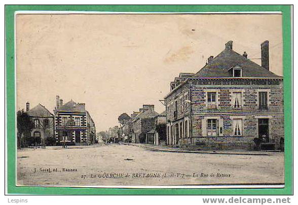 LA GUERCHE DE BRETAGNE -- La Rue de Rennes