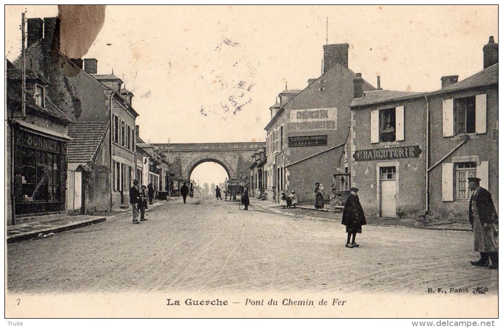 LA GUERCHE-SUR-L'AUBOIS PONT DU CHEMIN DE FER