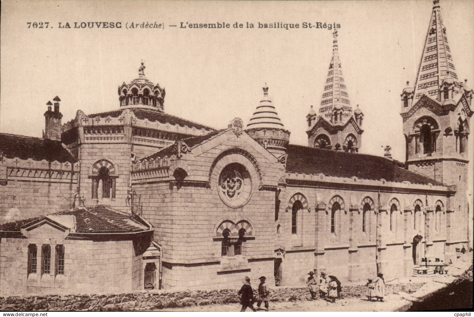 La Louvesc CPA L'ensemble de la basilique St Regis