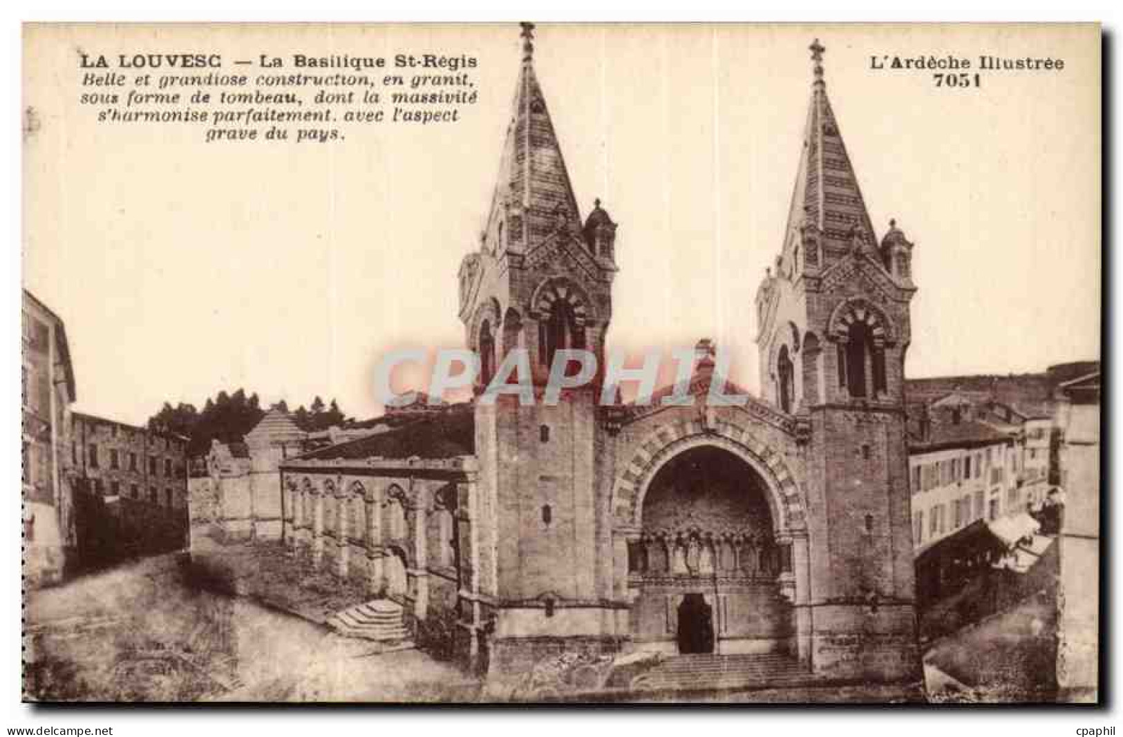La Louvesc CPA La basilique St Regis