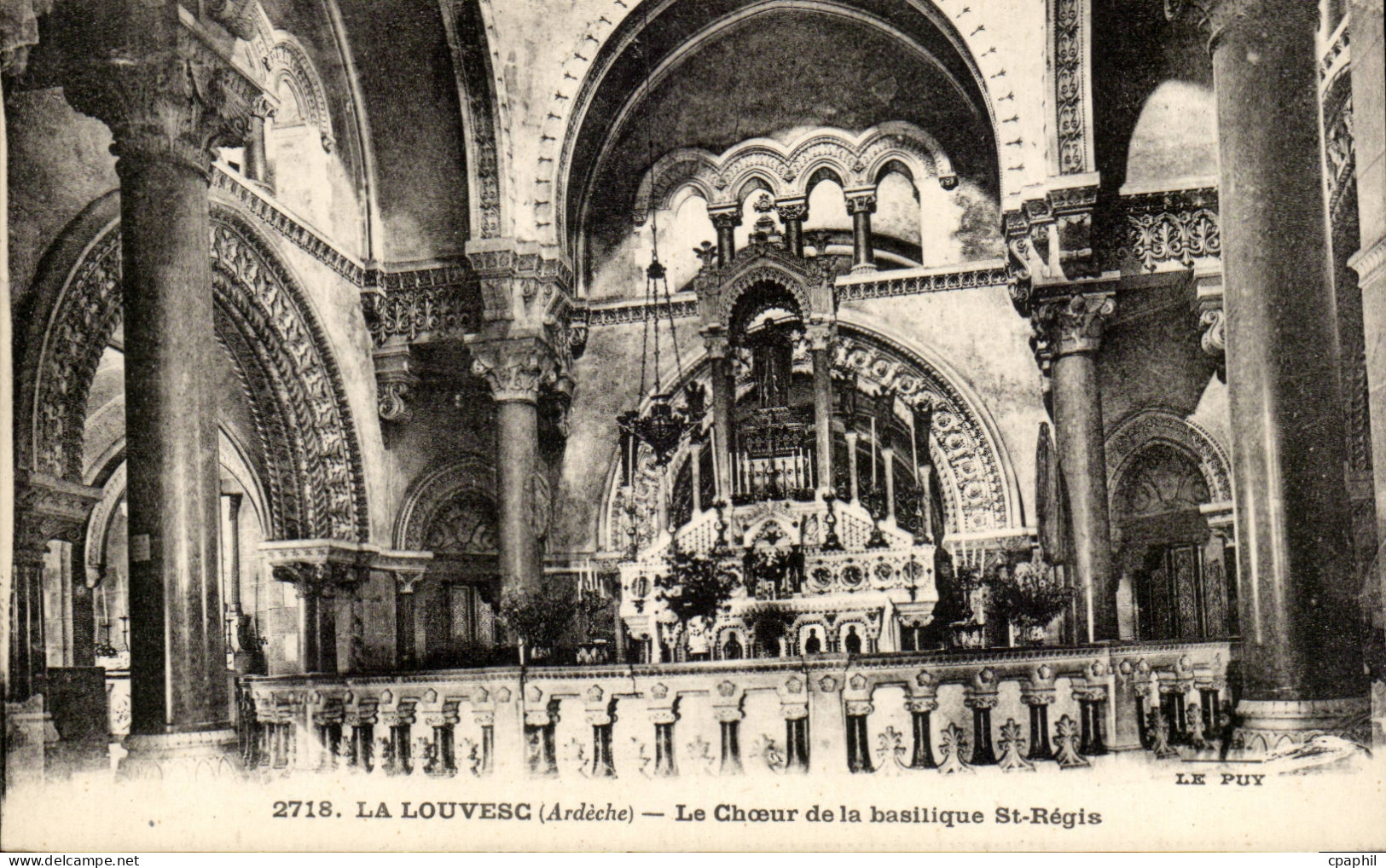 La Louvesc - Le Choeur de la Basilique Saint Regis CPA -