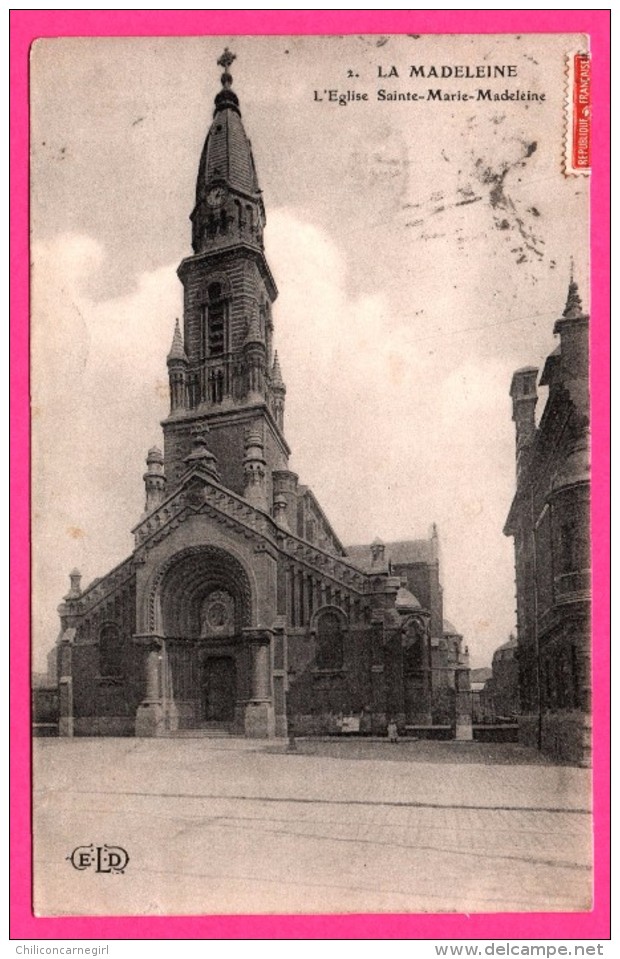 La Madeleine - L'Église Sainte Marie Madeleine - E.L.D. - 1908