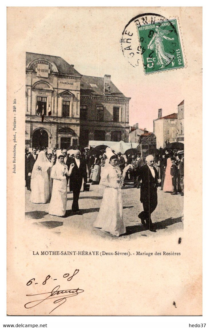 La Mothe Saint Heray - Mariage
