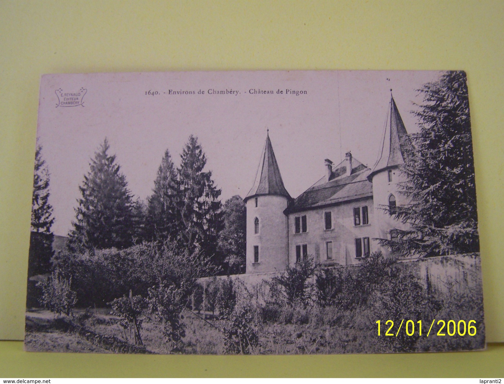 LA MOTTE-SERVOLEX (SAVOIE) CHATEAU DE PINGON.