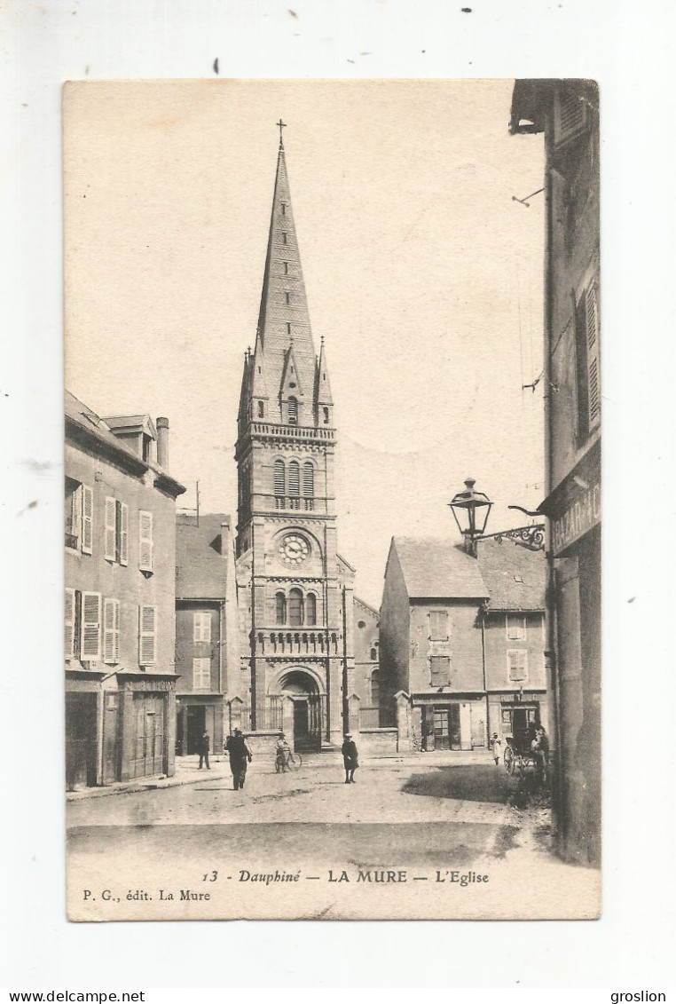 LA MURE 13 DAUPHINE L'EGLISE 1908
