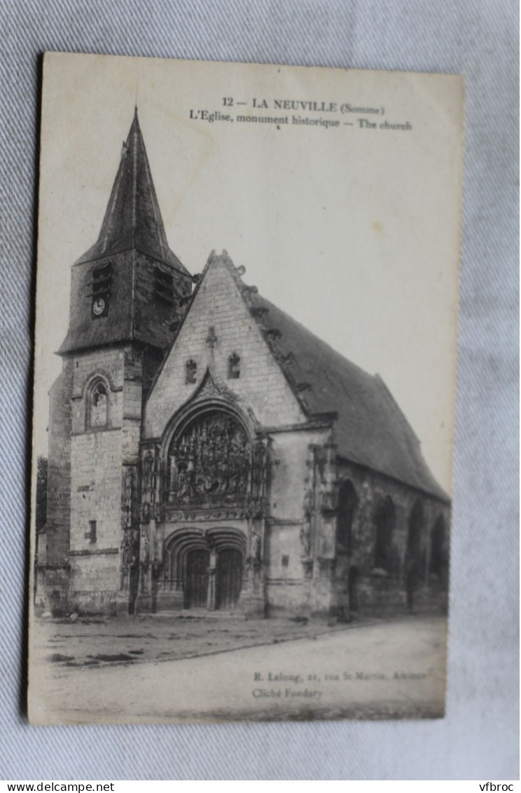 La Neuville, l'église, Somme 80