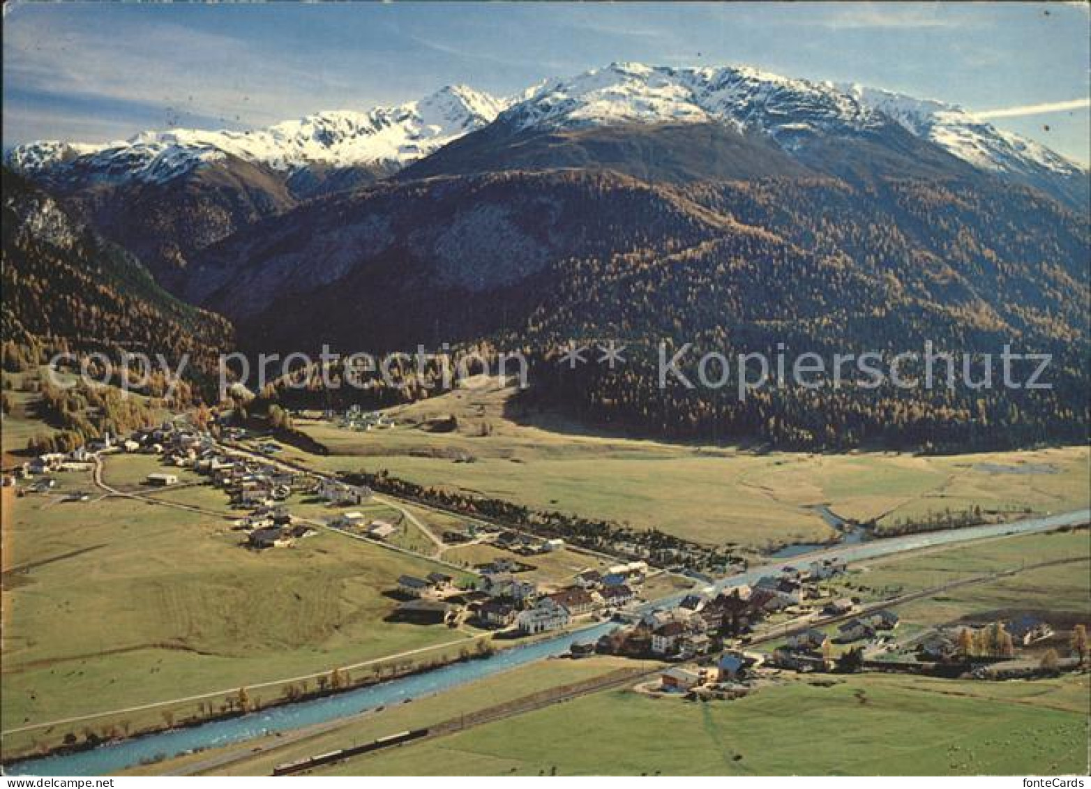 La Punt-Chamues-ch Totalansicht