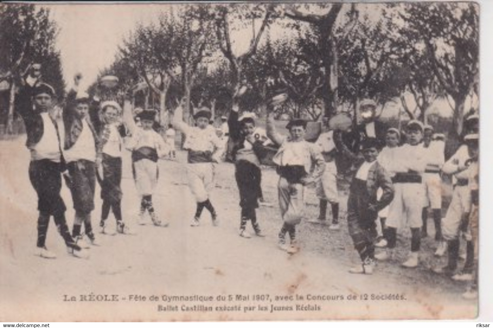LA REOLE(FETE DE GYMNASTIQUE 1907)