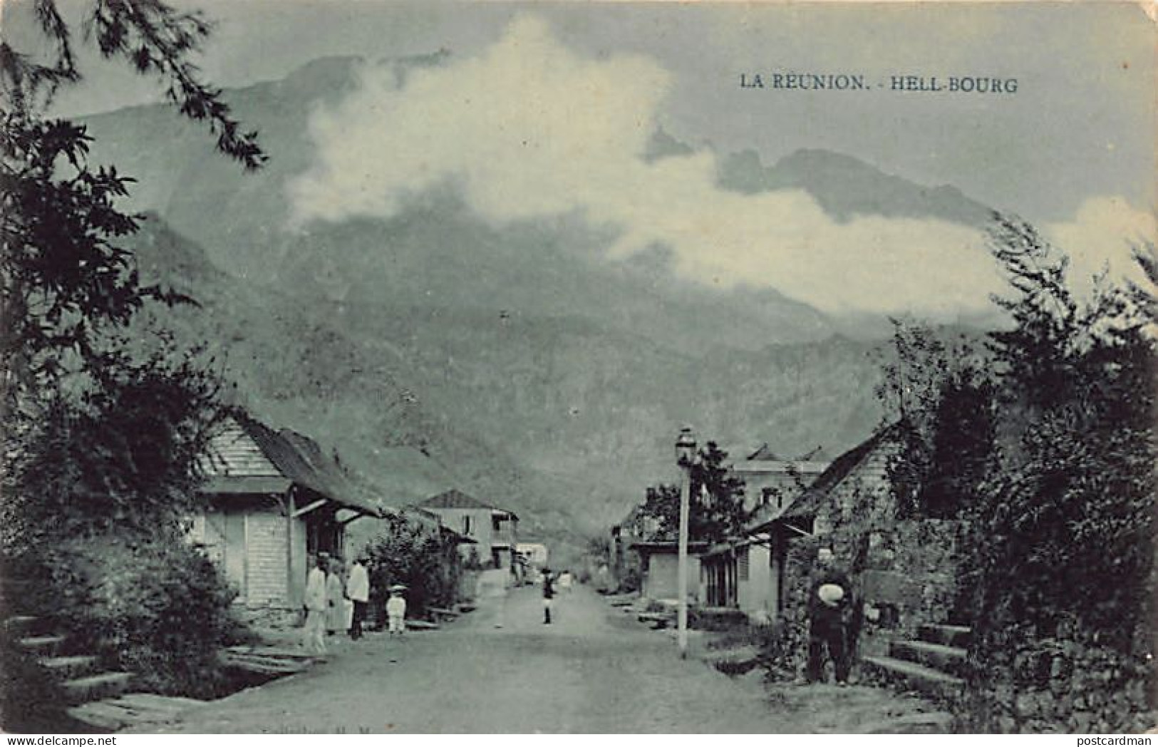 La Réunion - HELL-BOURG - La rue principale - Ed. H. M.