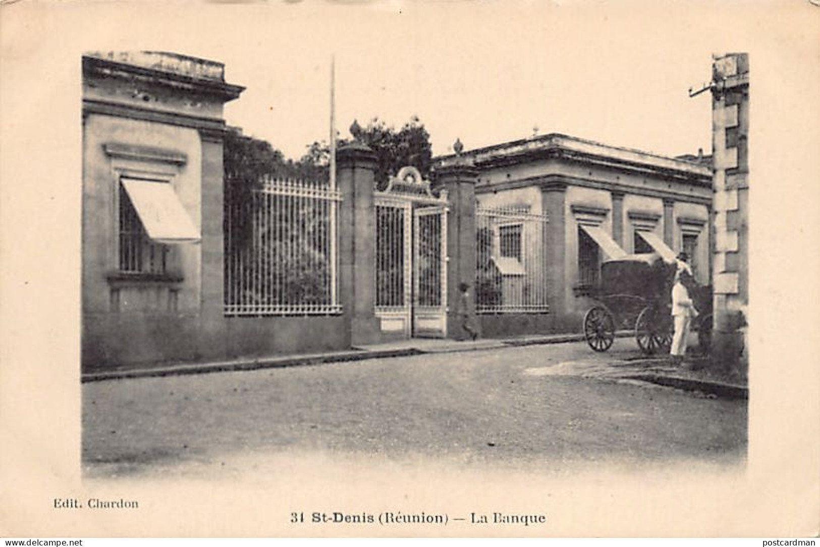 La Réunion - SAINT-DENIS - La Banque - Ed. Chardon 31