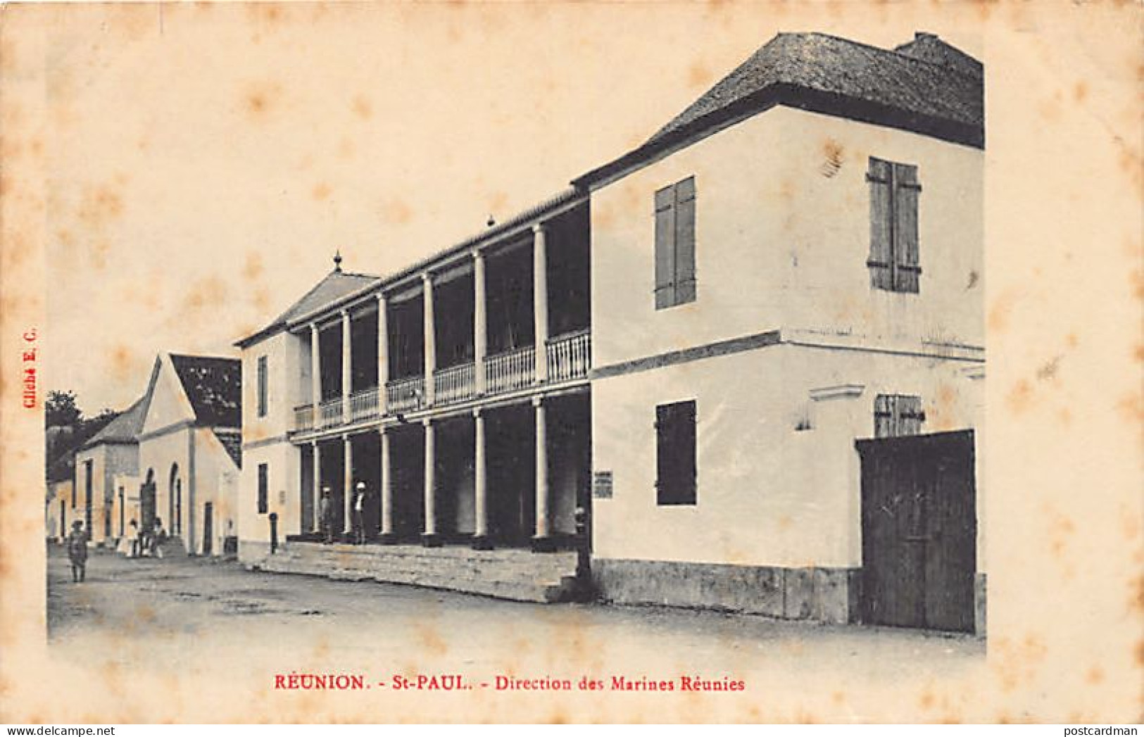 La Réunion - SAINT-PAUL - Direction des Marines Réunies - Ed. E. C.