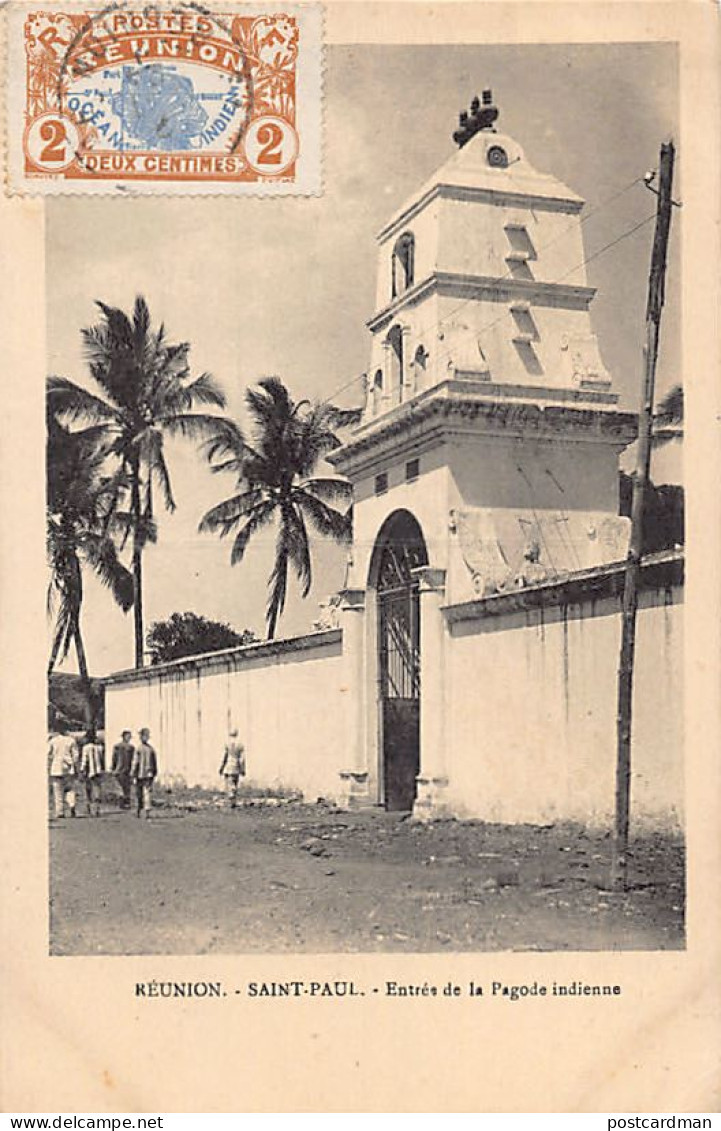 La Réunion - SAINT-PAUL - Entrée de la pagode indienne - Ed. inconnu