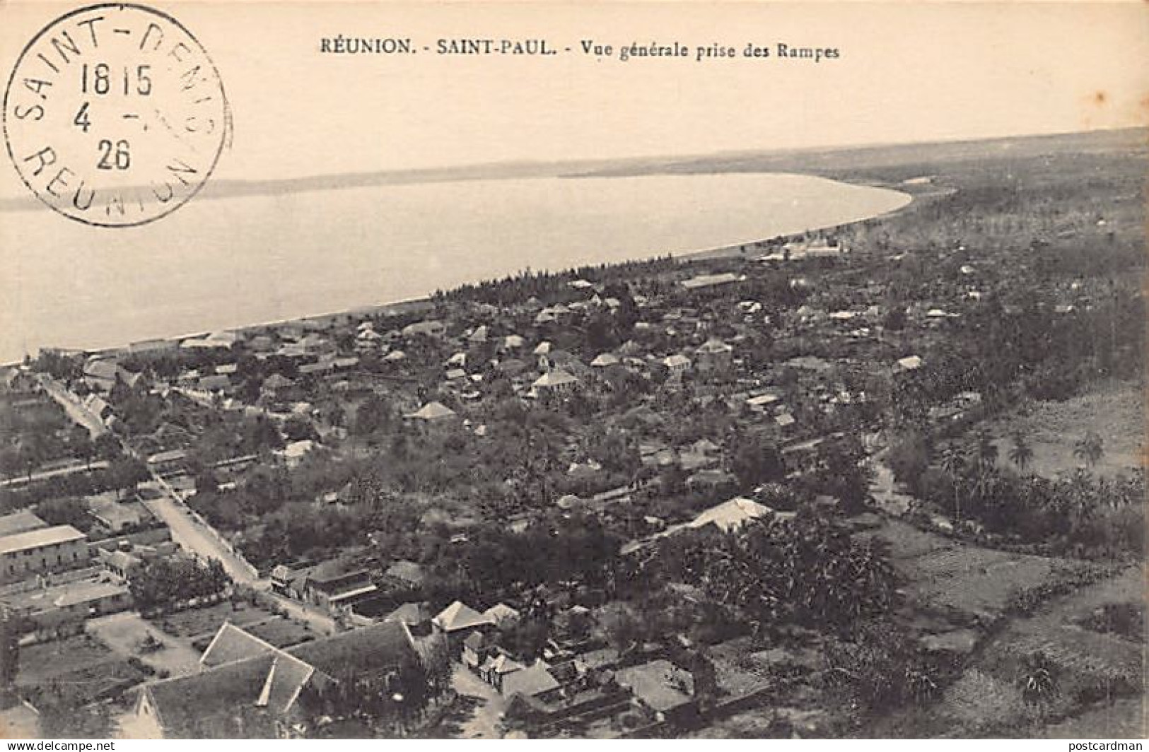 La Réunion - SAINT-PAUL - Vue générale prise des rampes - Ed. inconnu