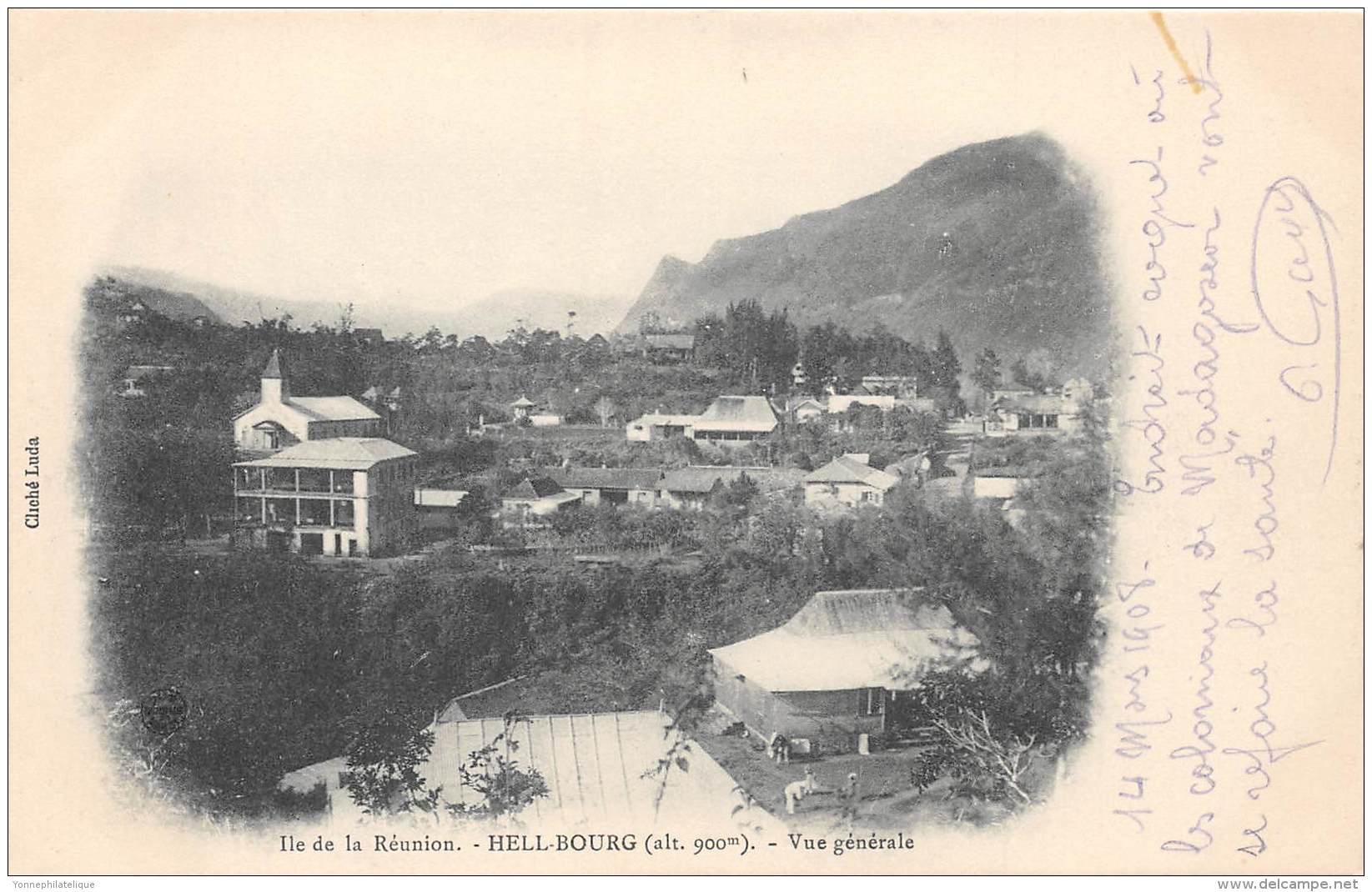 LA REUNION - Topo / Hell Bourg - vue générale