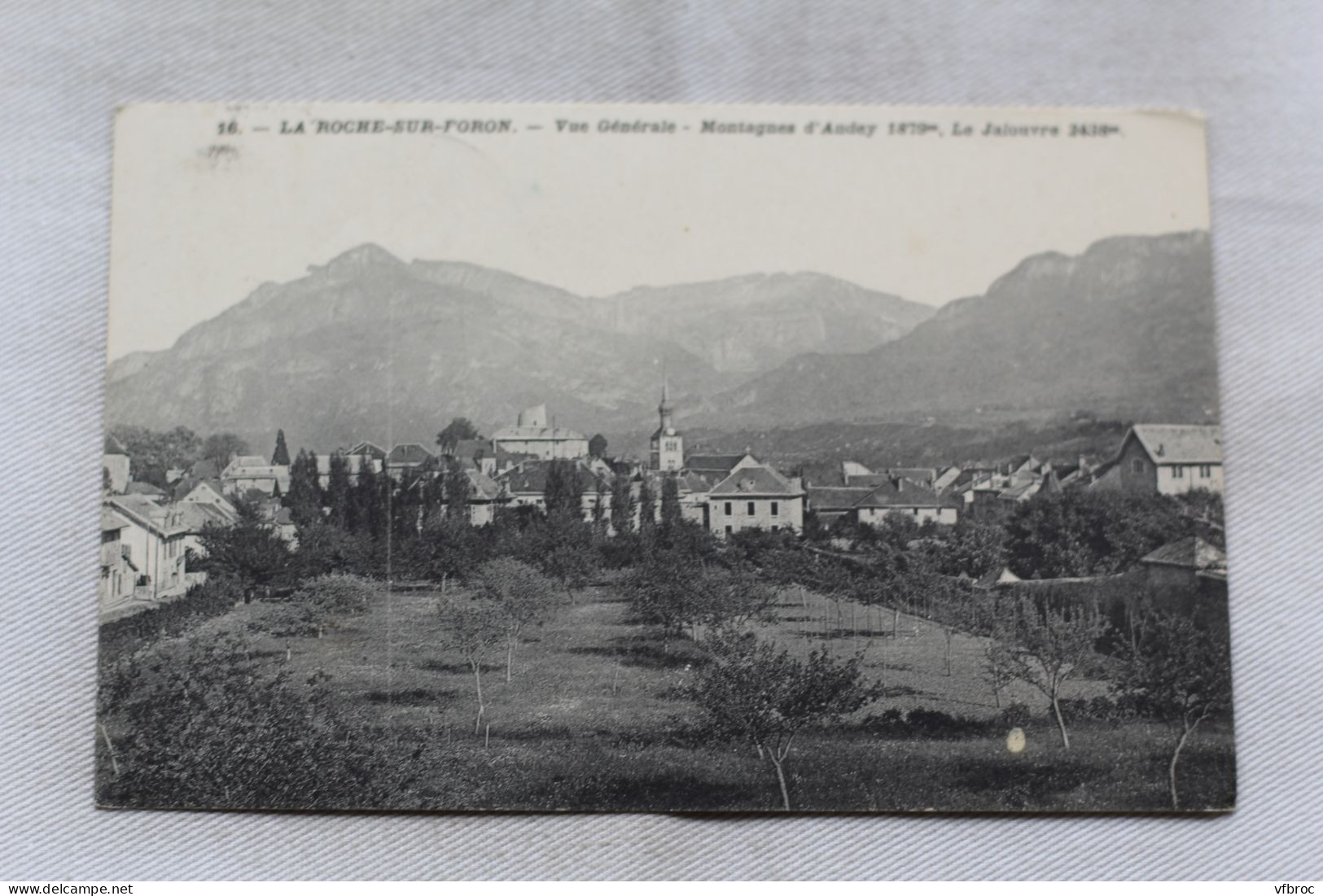 La Roche sur Foron, vue générale, montagnes d'Andey, le Jalouvre, Haute Savoie 74