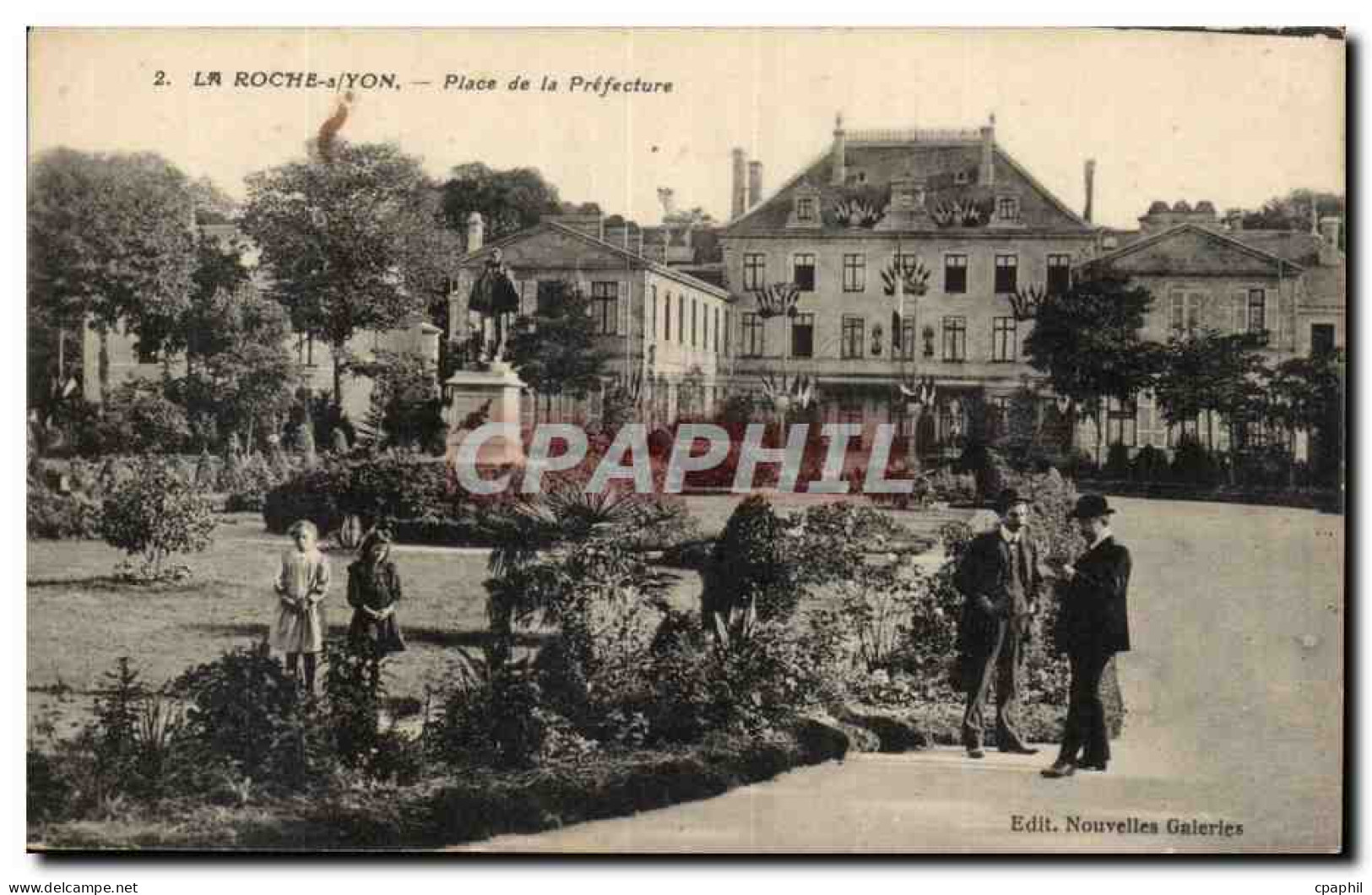 La Roche sur Yon CPA Place de la Prefecture