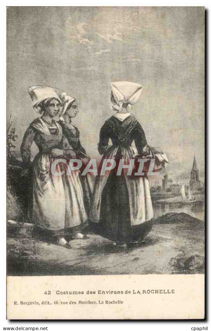 La Rochelle - Costumes de l'environs de la Rochelle - Fantaisie - Femme - CPA