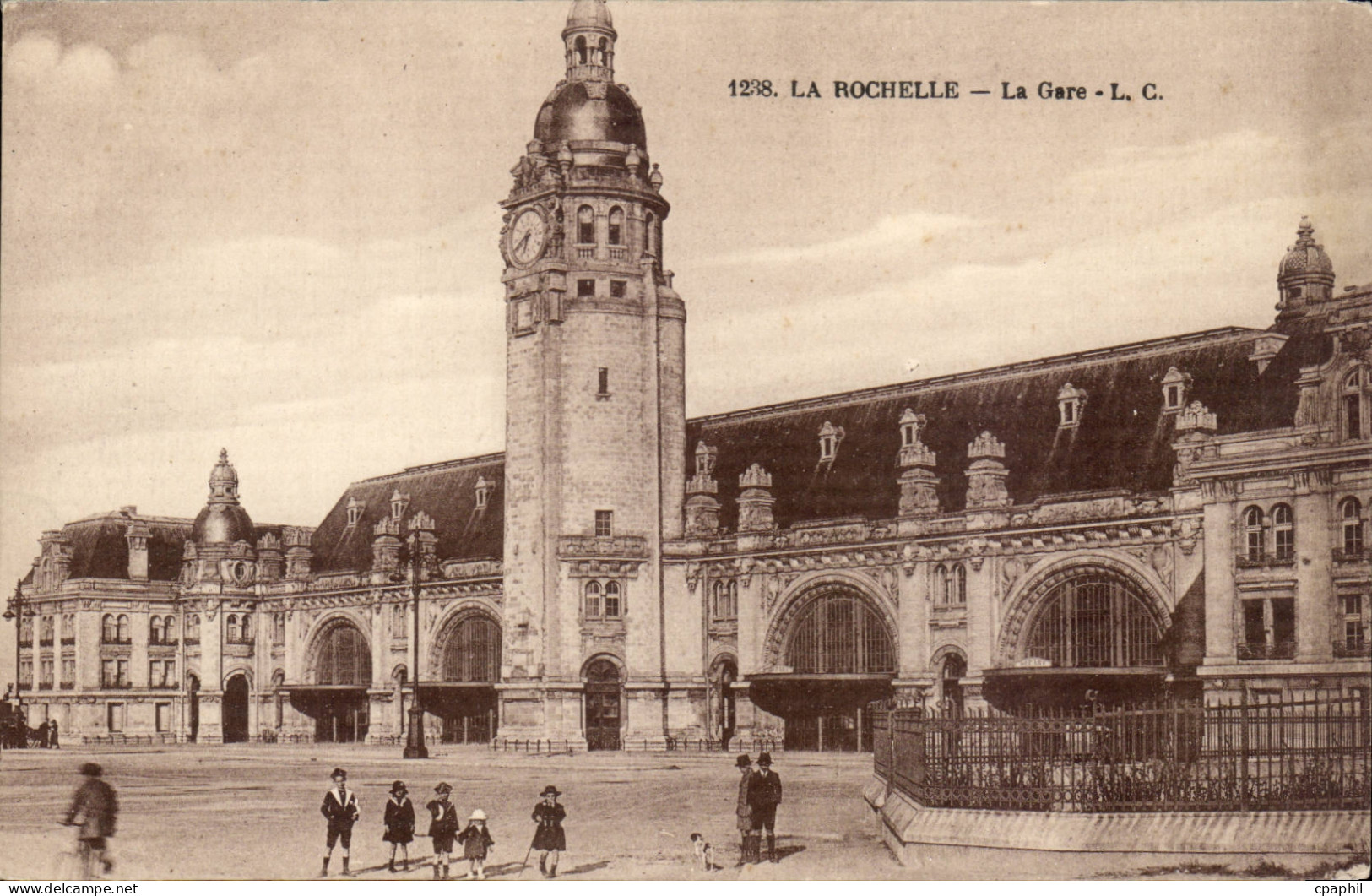 La Rochelle CPA La gare