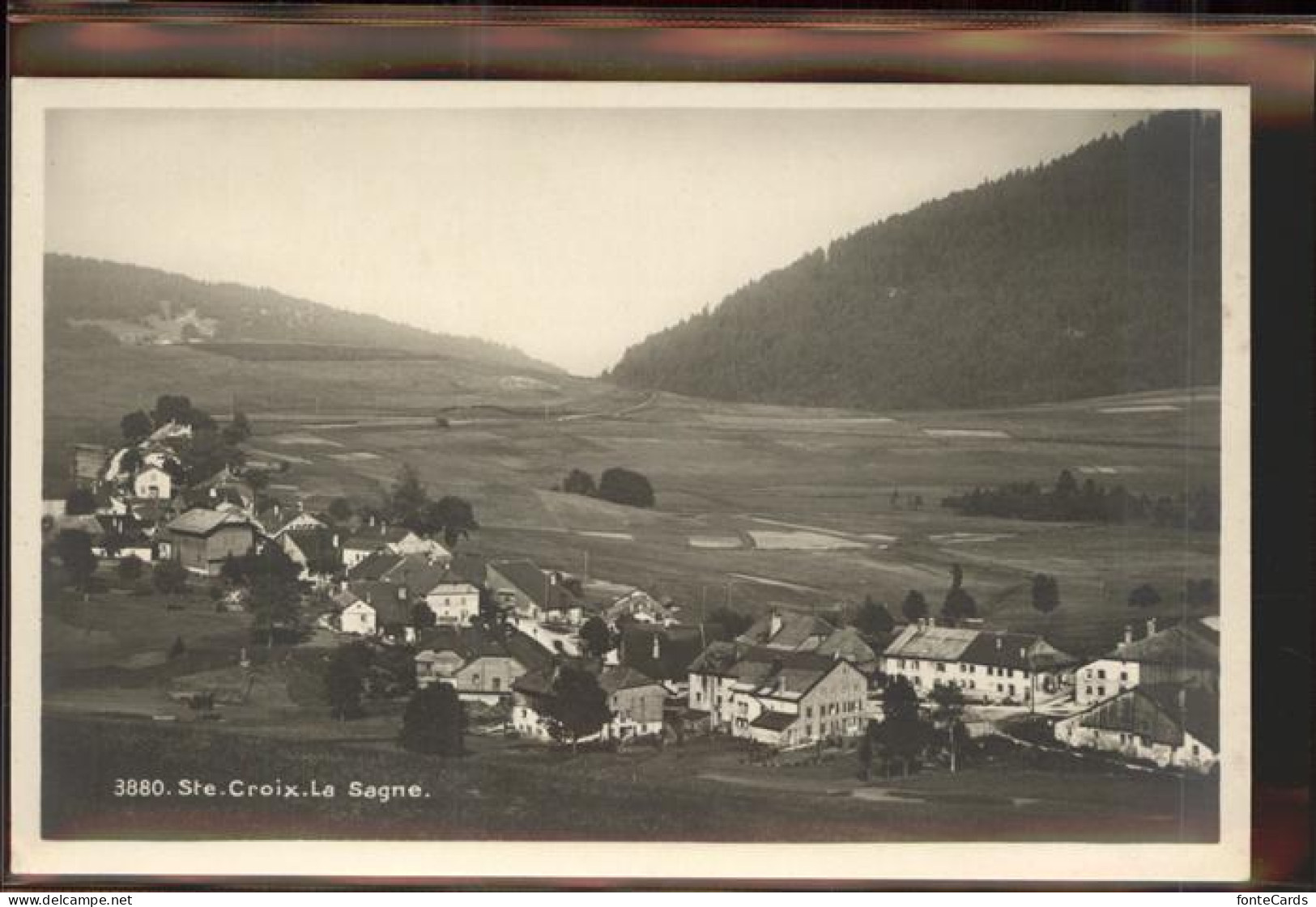 La Sagne VD Panorama Ste Croix La Sagne Waadtlaender Jura