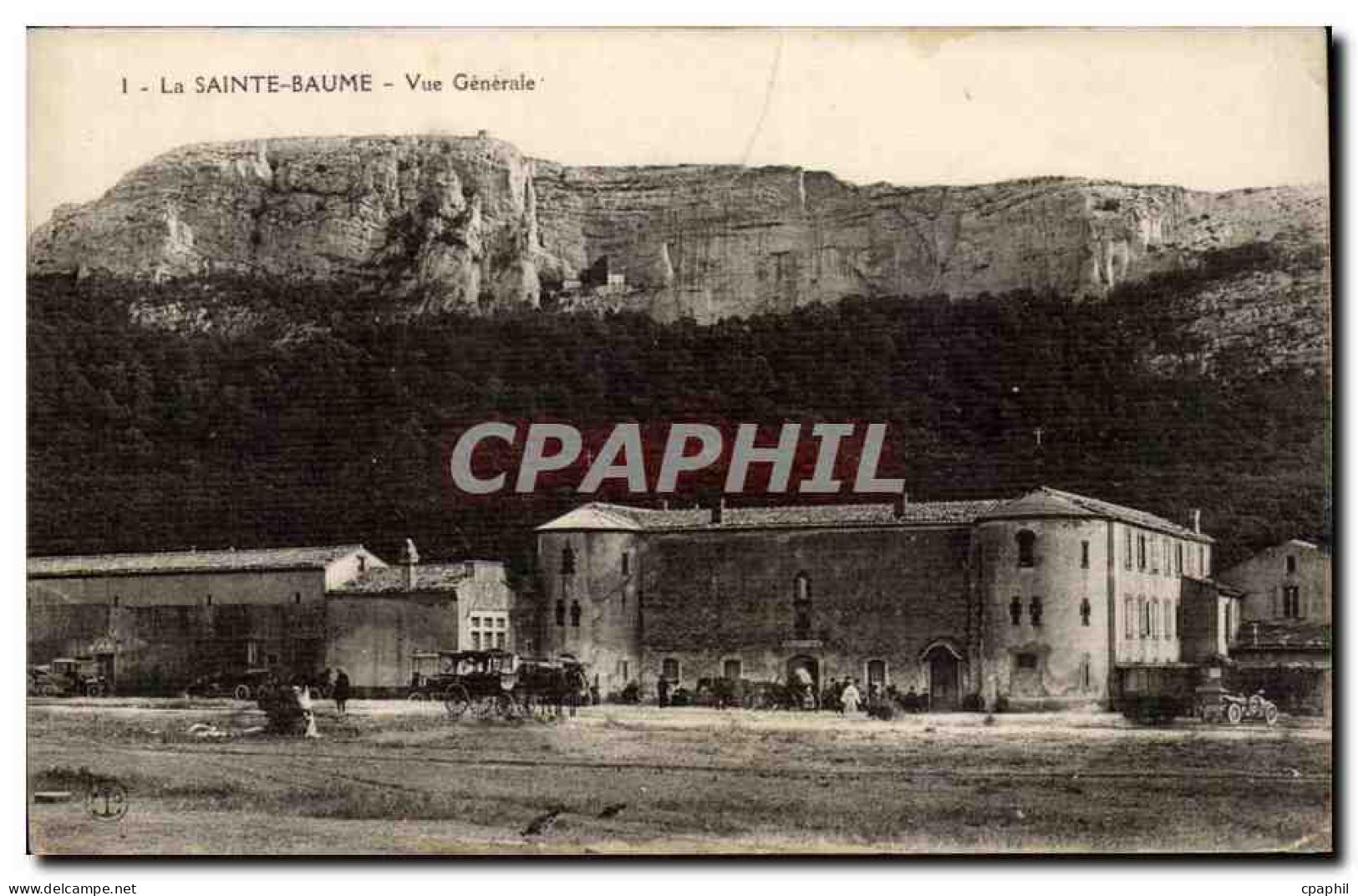 La Sainte Baume CPA Vue generale