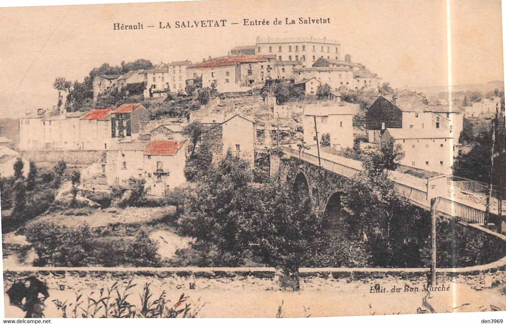 La SALVETAT (Hérault) - Entrée du Village