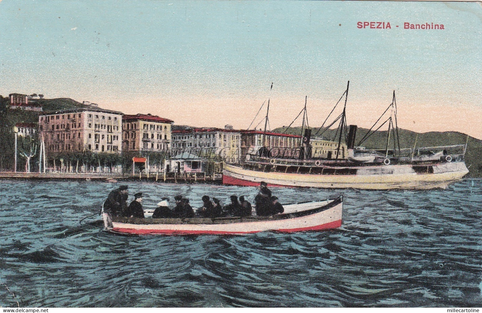 LA SPEZIA - Banchina 1910