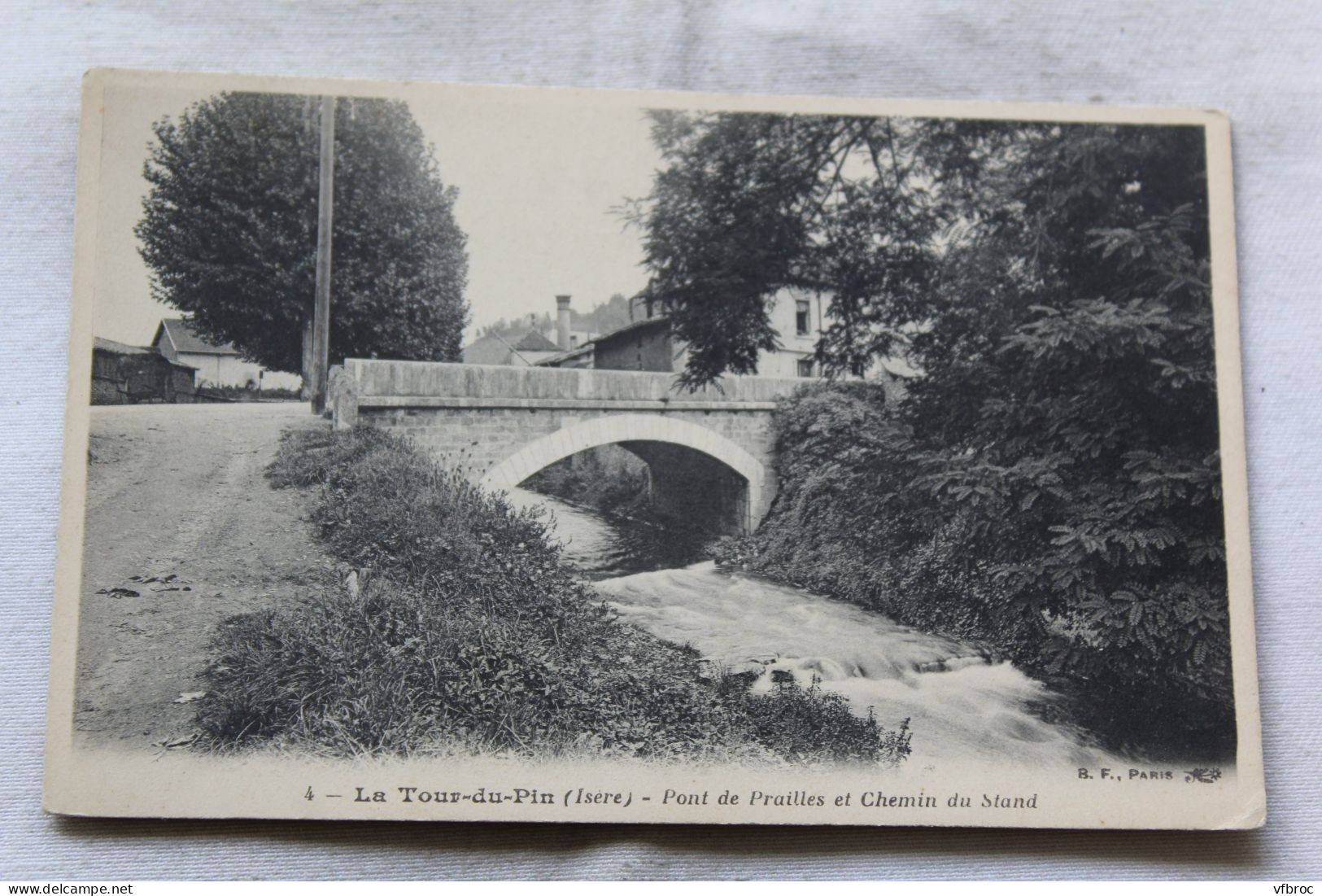 la Tour du Pin, pont de Prailles et chemin du Stand, isère 38
