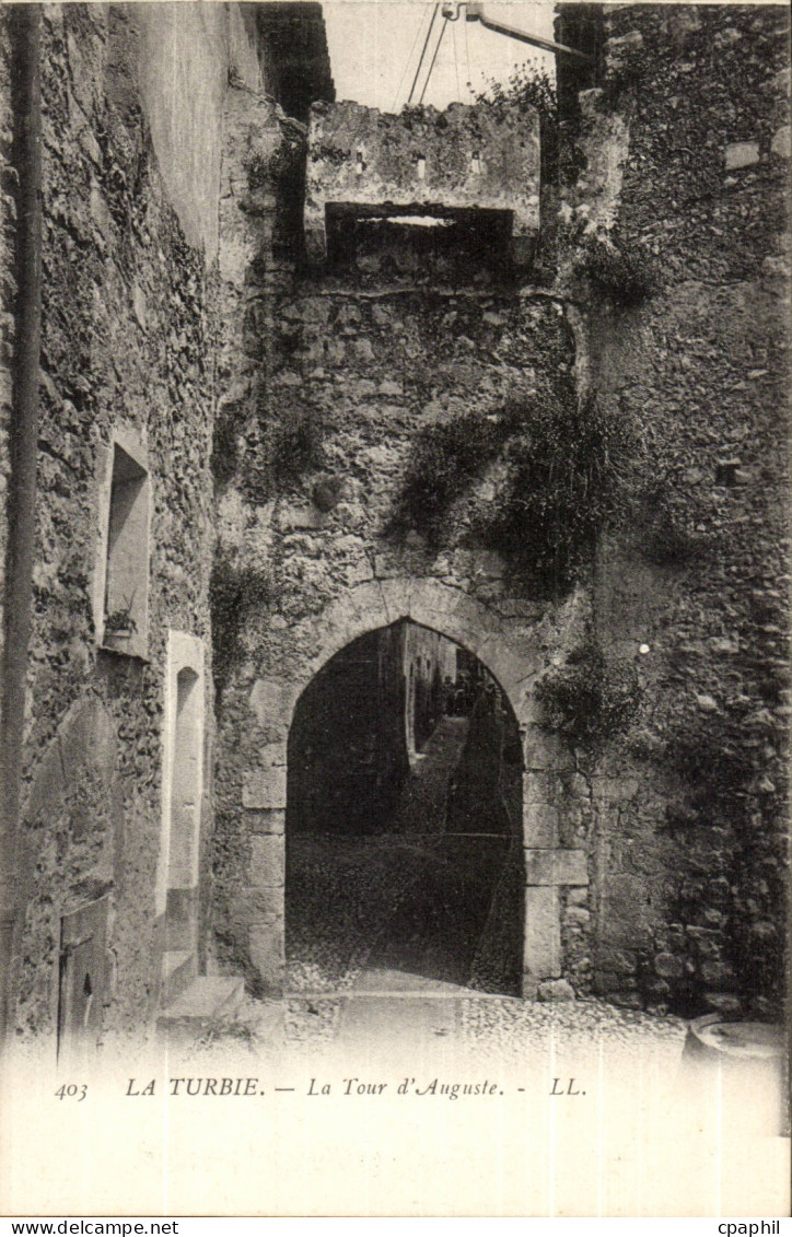 La Turbie CPA La tour d Auguste (romain)
