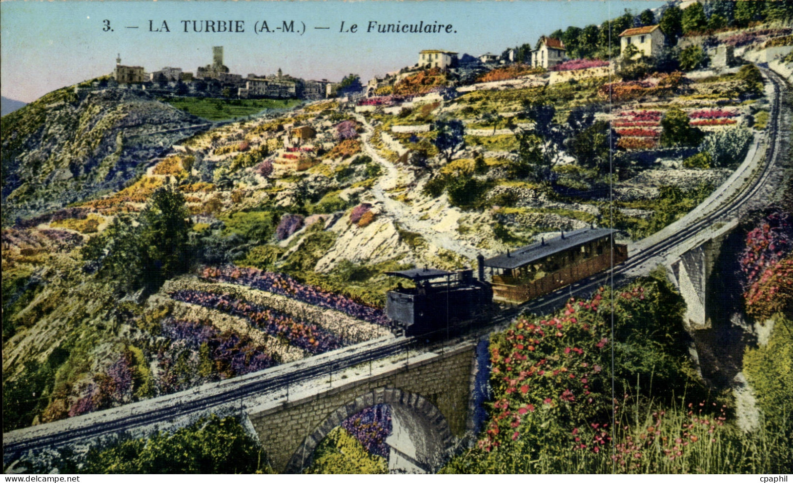 La Turbie - Le Funiculaire - CPA