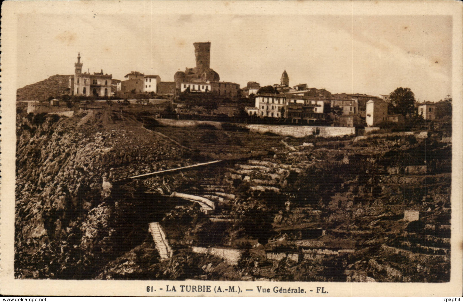 La Turbie - Vue Generale - CPA