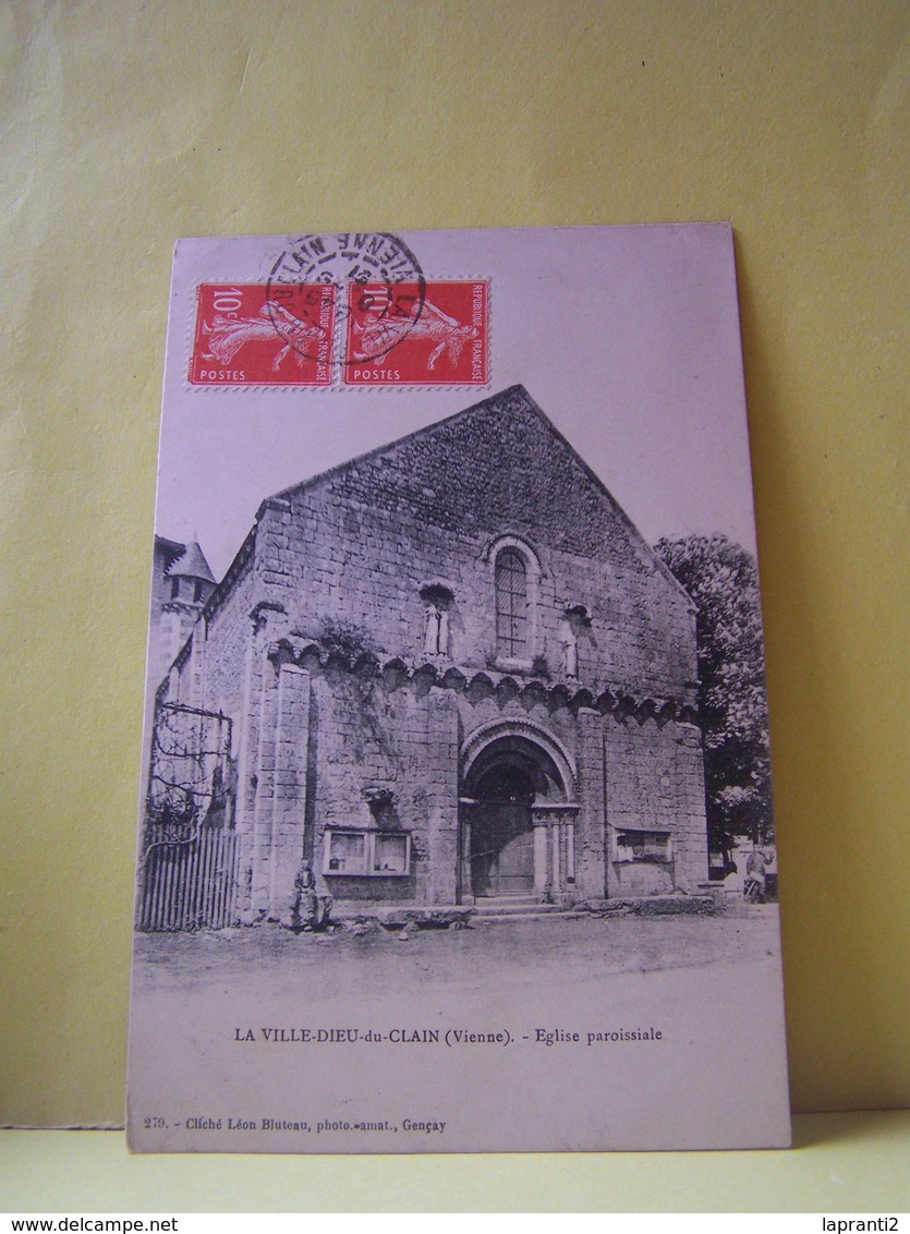 LA VILLE-DIEU-DU-CLAIN (VIENNE) LA VILLEDIEU DU CLAIN. EGLISE PAROISSIALE.